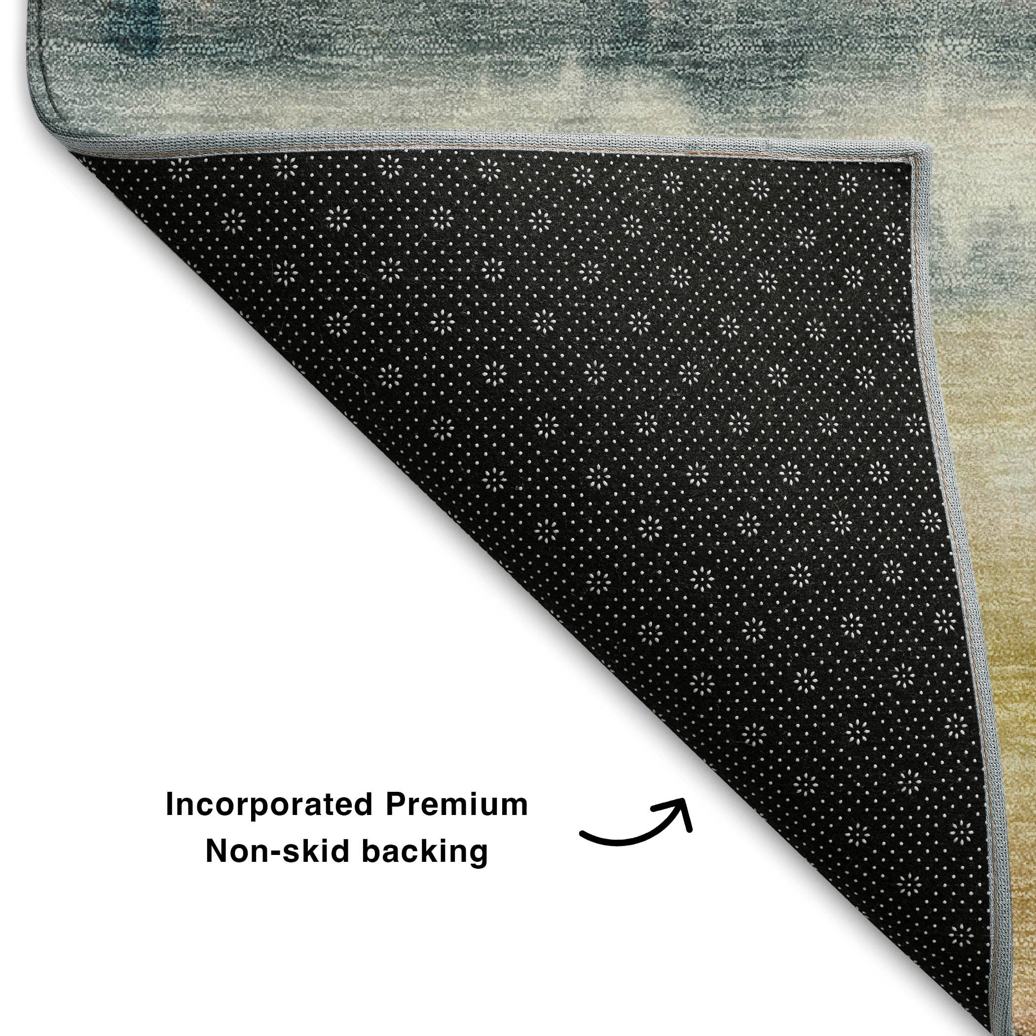 Sintra Machine Washable Transitional Gold Rug 1'8" x 2'6" #shape_Rectangle