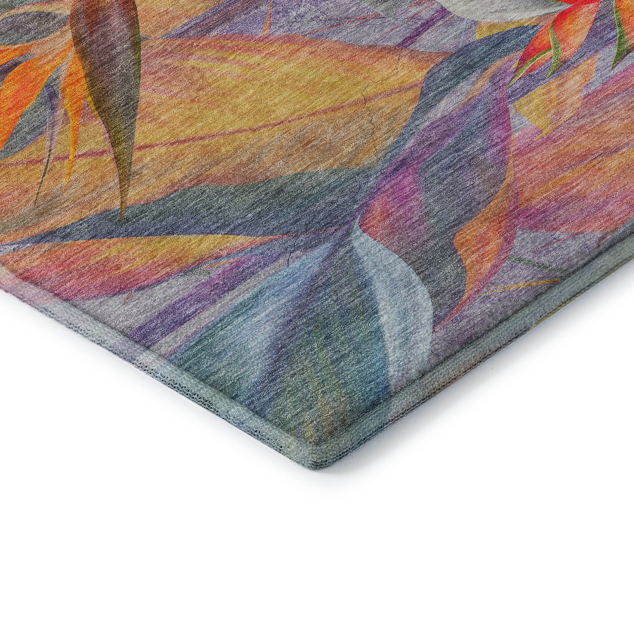 Montevideo Machine Washable Tropical Multi Rug 1'8" x 2'6" #shape_Rectangle