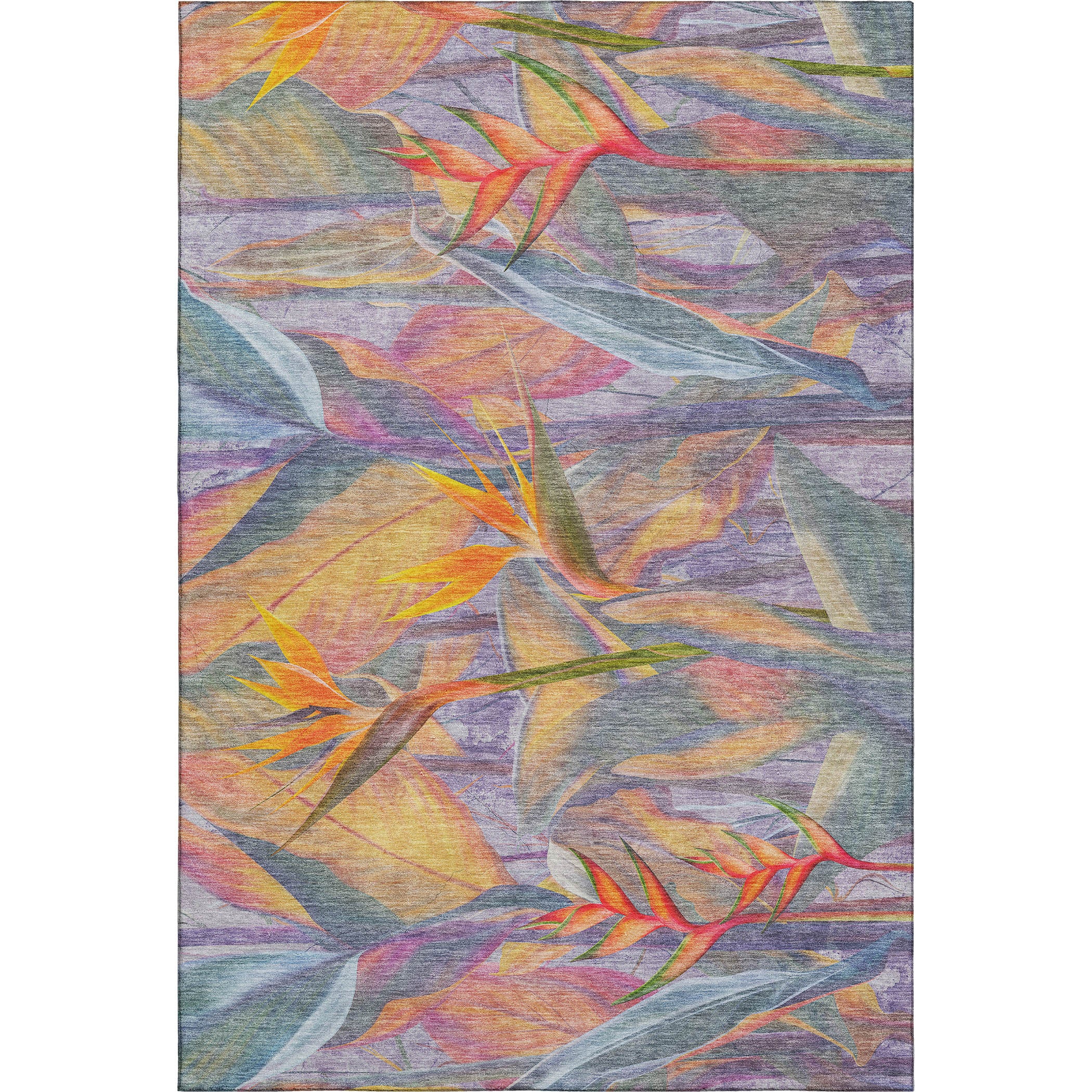 Montevideo Machine Washable Tropical Multi Rug 2'6" x 3'10" #shape_Rectangle