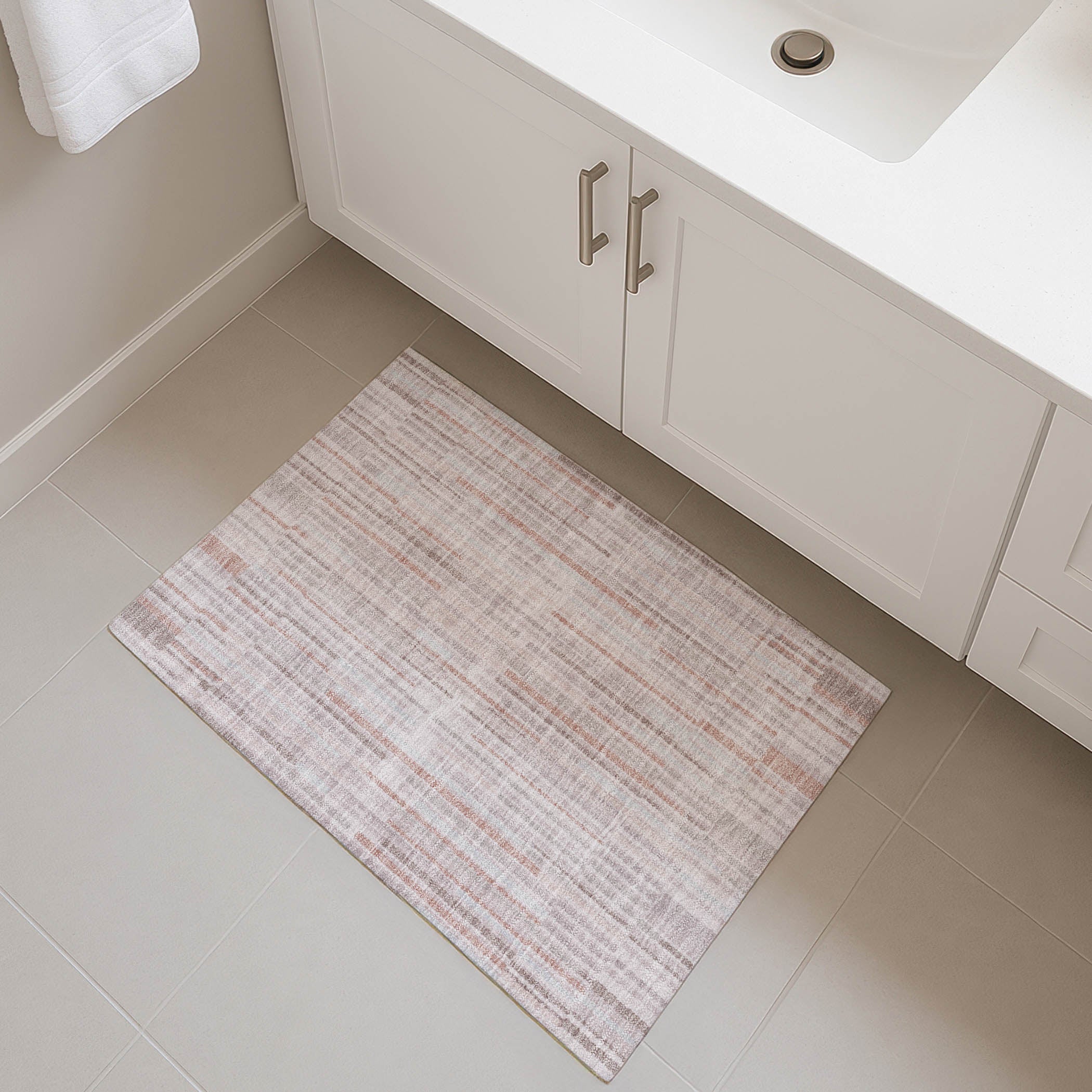 Cusco Machine Washable Transitional Coral Orange Rug 1'8" x 2'6" #shape_Rectangle