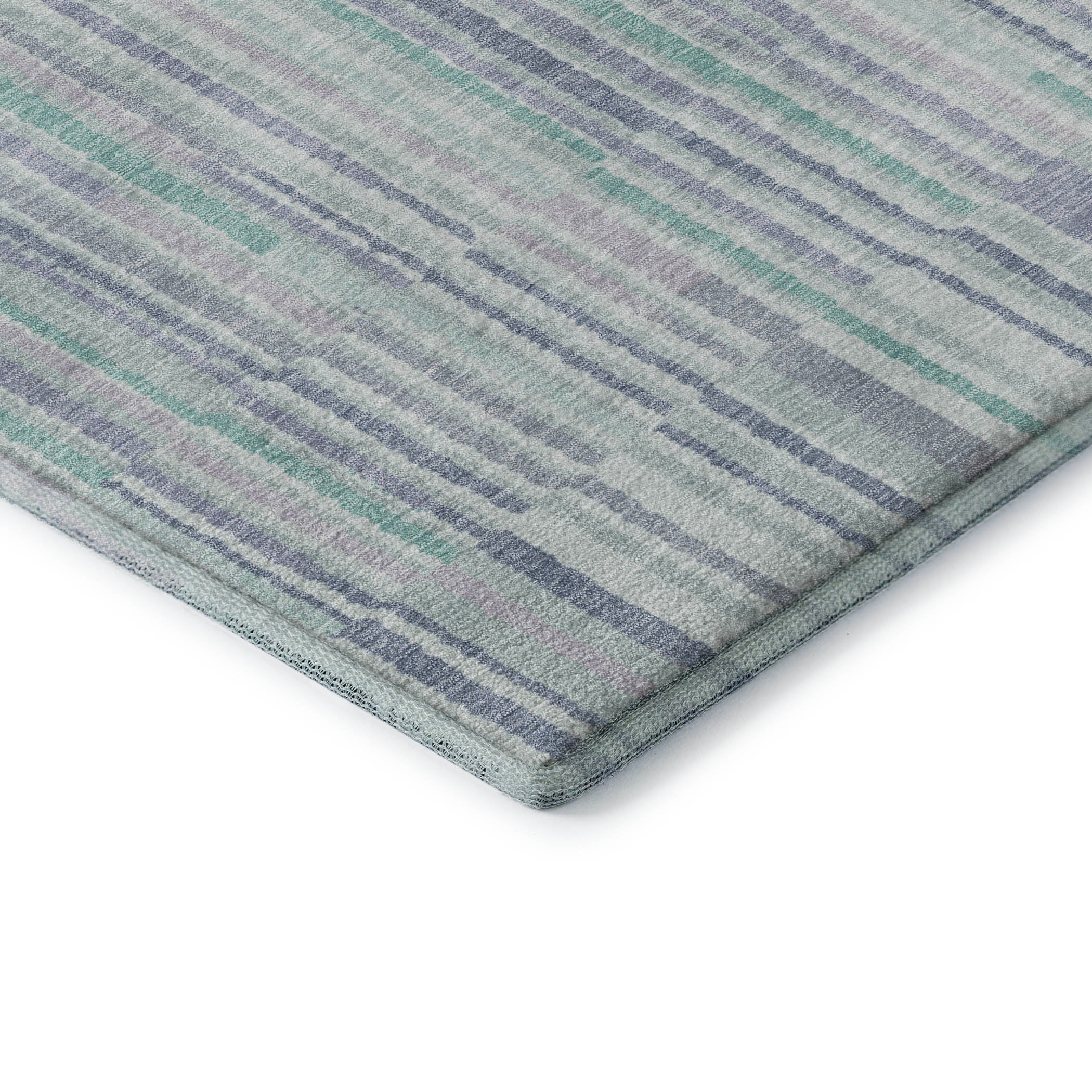 Cusco Machine Washable Transitional Mint Green Rug 1'8" x 2'6" #shape_Rectangle
