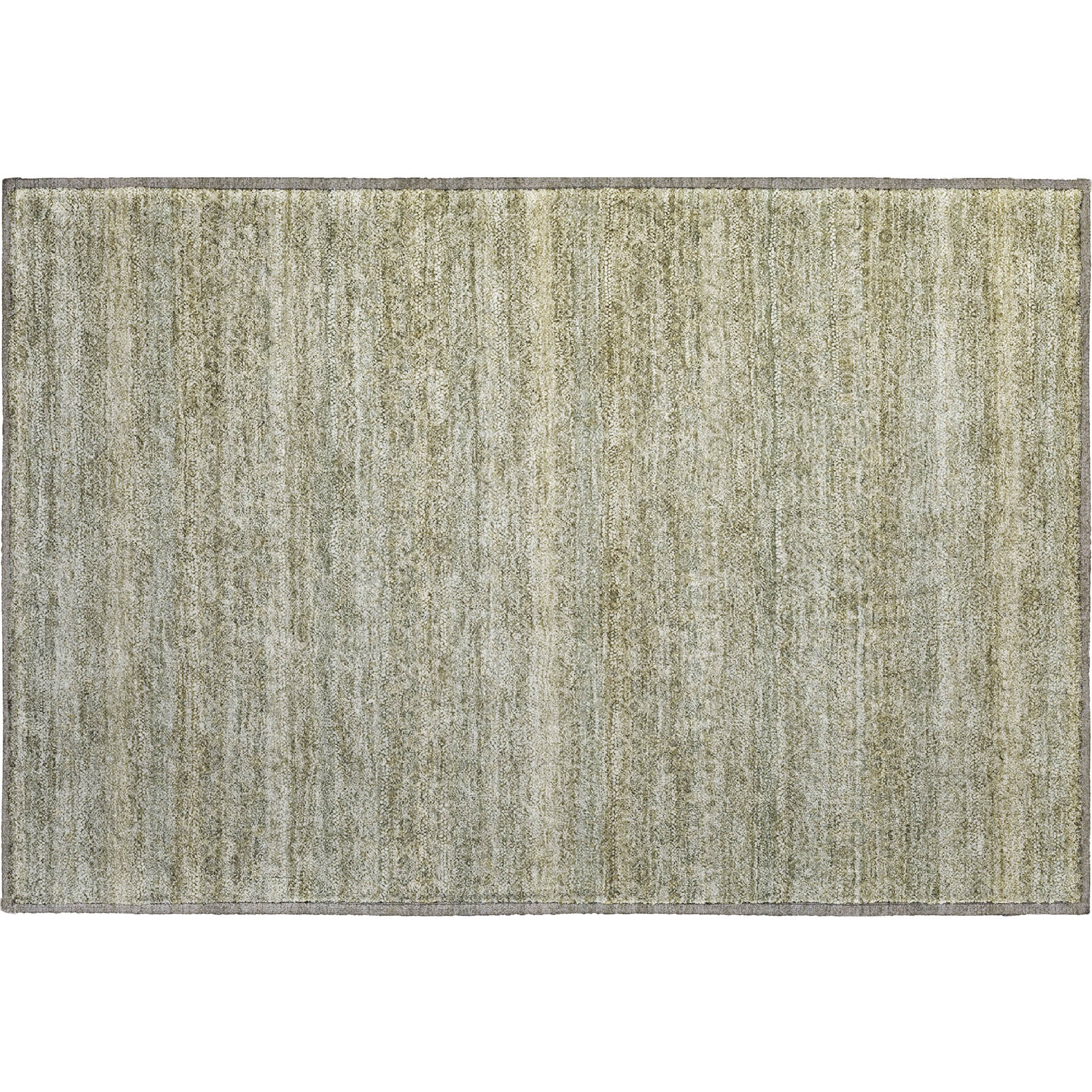 Rome Machine Washable Transitional Linen Ivory Rug 1'8" x 2'6" #shape_Rectangle