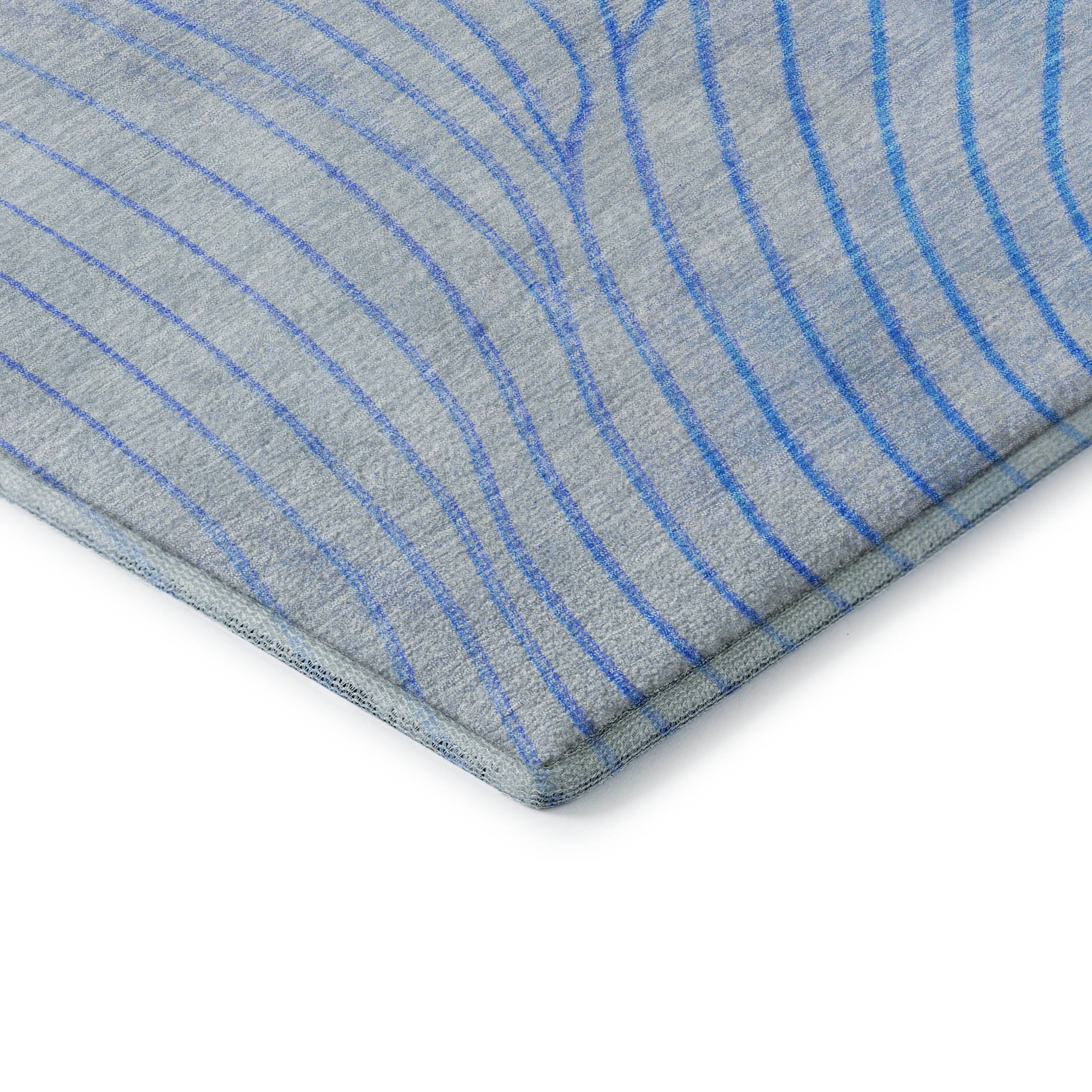 Bergen Machine Washable Transitional Blue Rug 1'8" x 2'6" #shape_Rectangle