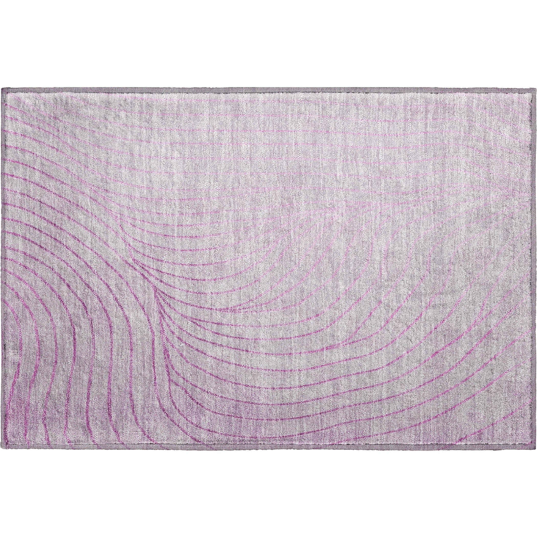 Bergen Machine Washable Transitional Blush Pink Rug 1'8" x 2'6" #shape_Rectangle