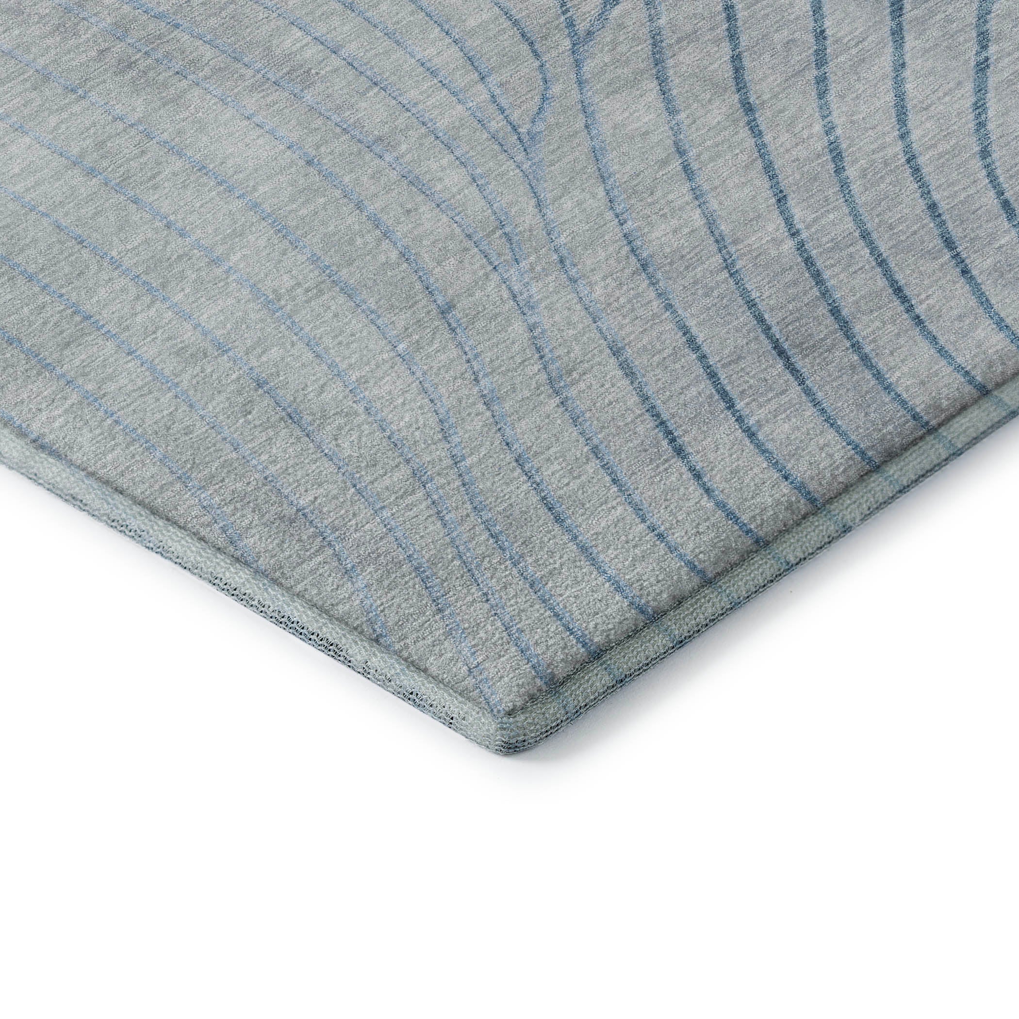 Bergen Machine Washable Transitional Sky Blue Rug 1'8" x 2'6" #shape_Rectangle