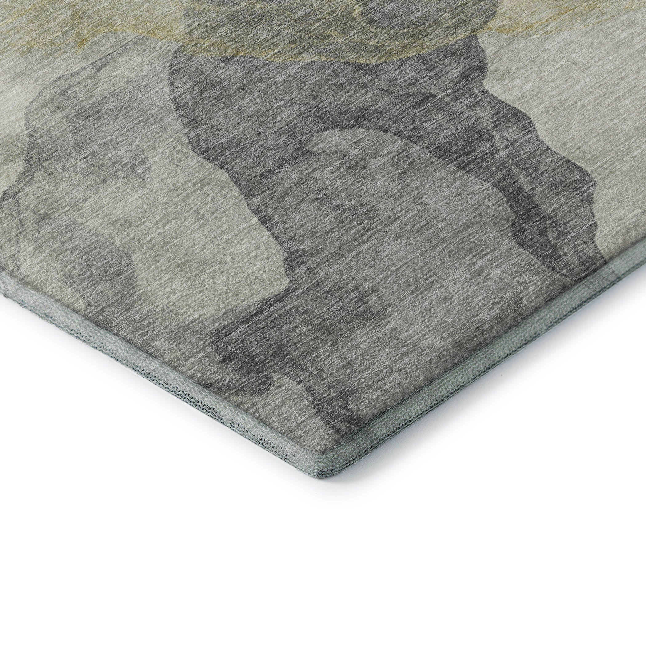 Rome Machine Washable Transitional Beige Brown Rug 1'8" x 2'6" #shape_Rectangle