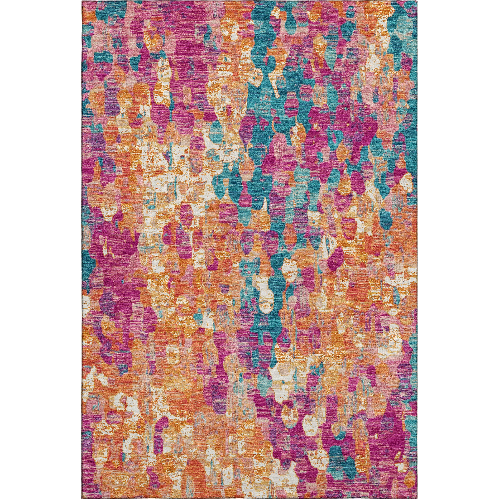Seoul Machine Washable Transitional Blush Pink Rug 2'6" x 3'10" #shape_Rectangle