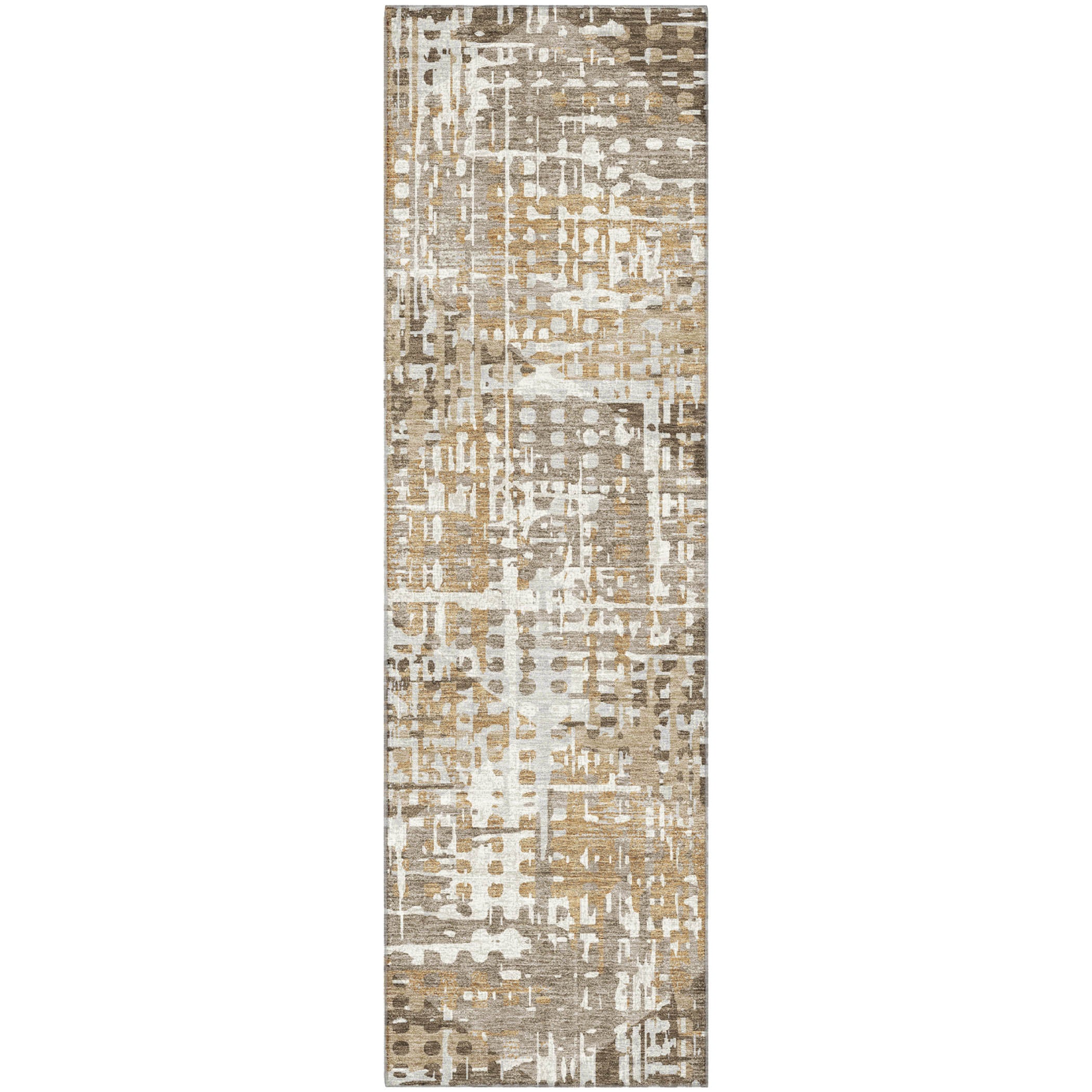 Jaipur Machine Washable Transitional Brown Rug 2'3" x 7'6" #shape_Runner