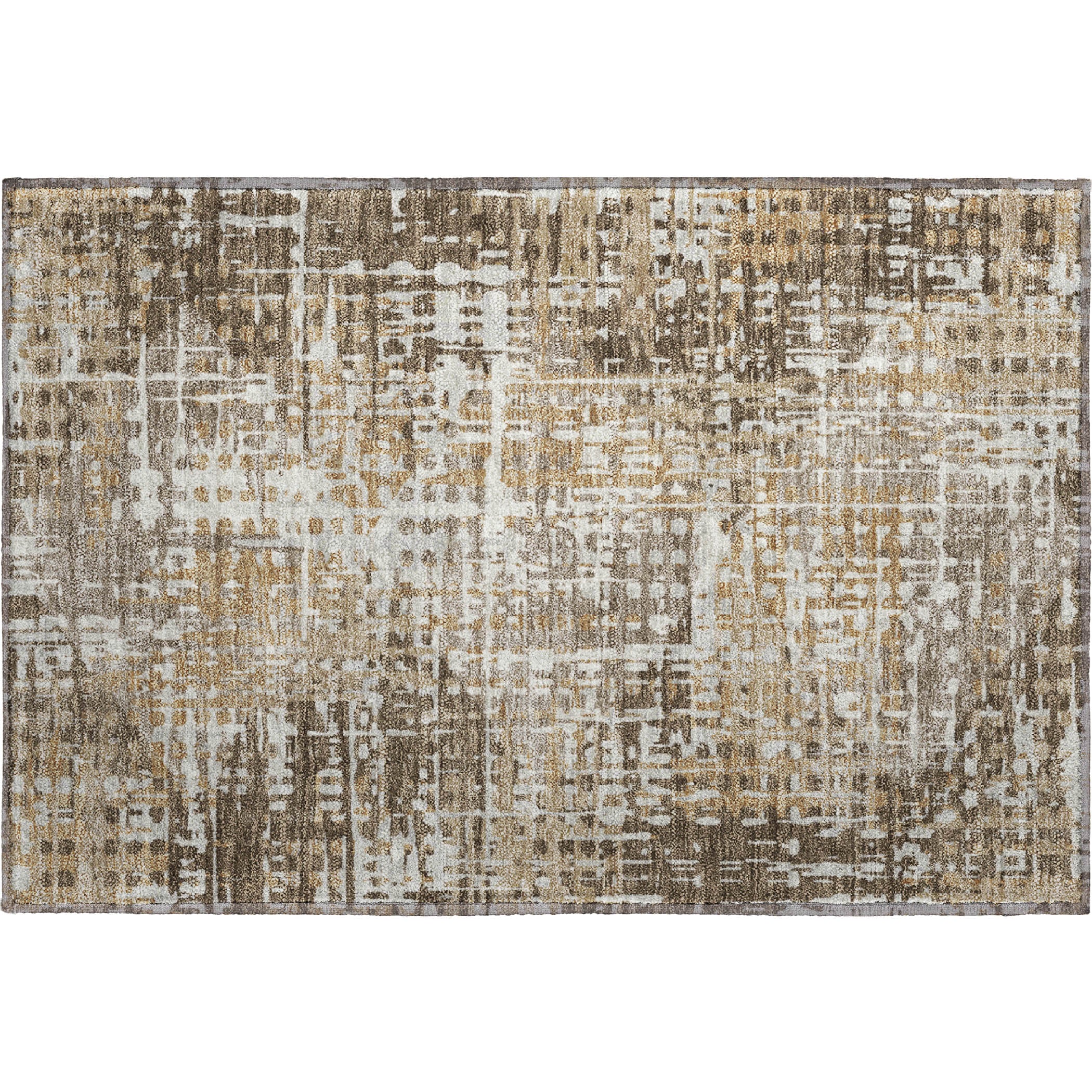 Jaipur Machine Washable Transitional Brown Rug 1'8" x 2'6" #shape_Rectangle