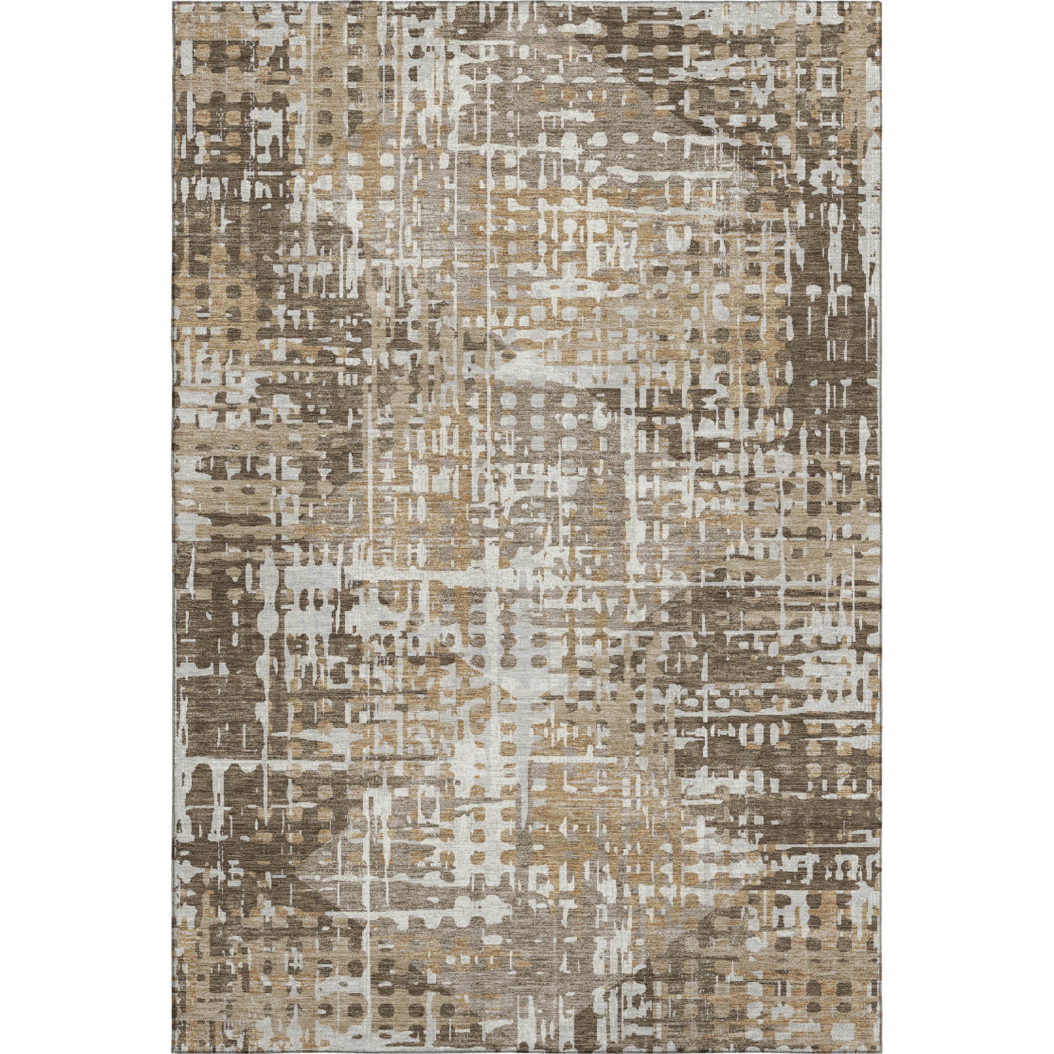 Jaipur Machine Washable Transitional Brown Rug 2'6" x 3'10" #shape_Rectangle
