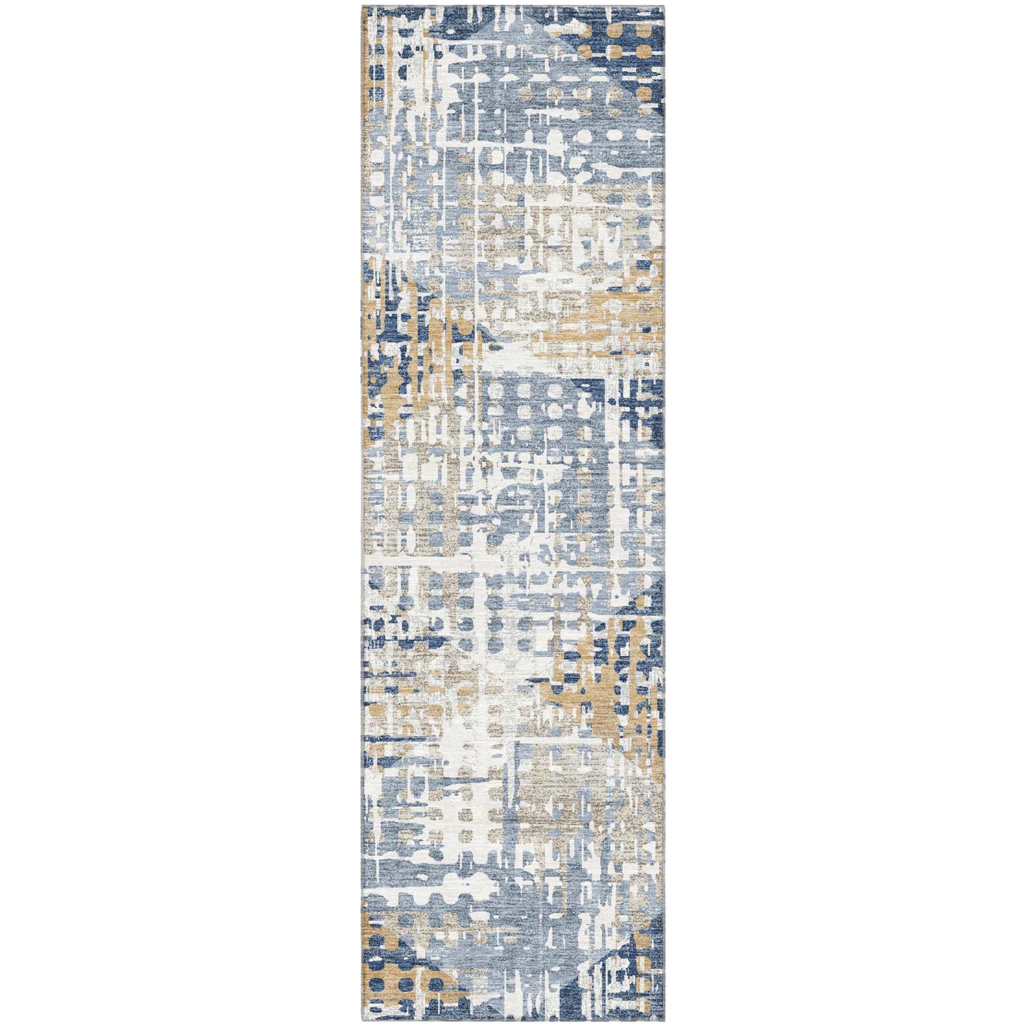Jaipur Machine Washable Transitional Navy Blue Rug 2'3" x 7'6" #shape_Runner