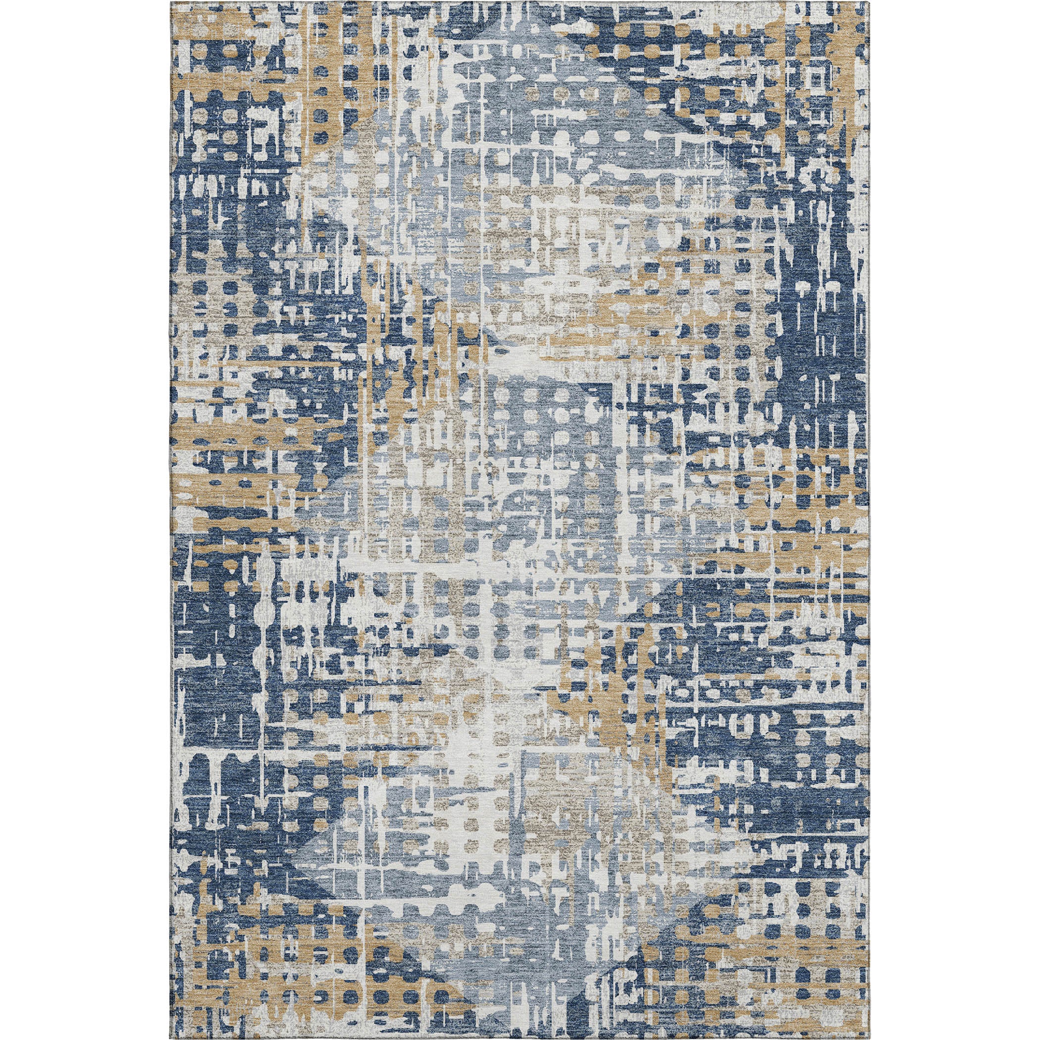 Jaipur Machine Washable Transitional Navy Blue Rug 2'6" x 3'10" #shape_Rectangle