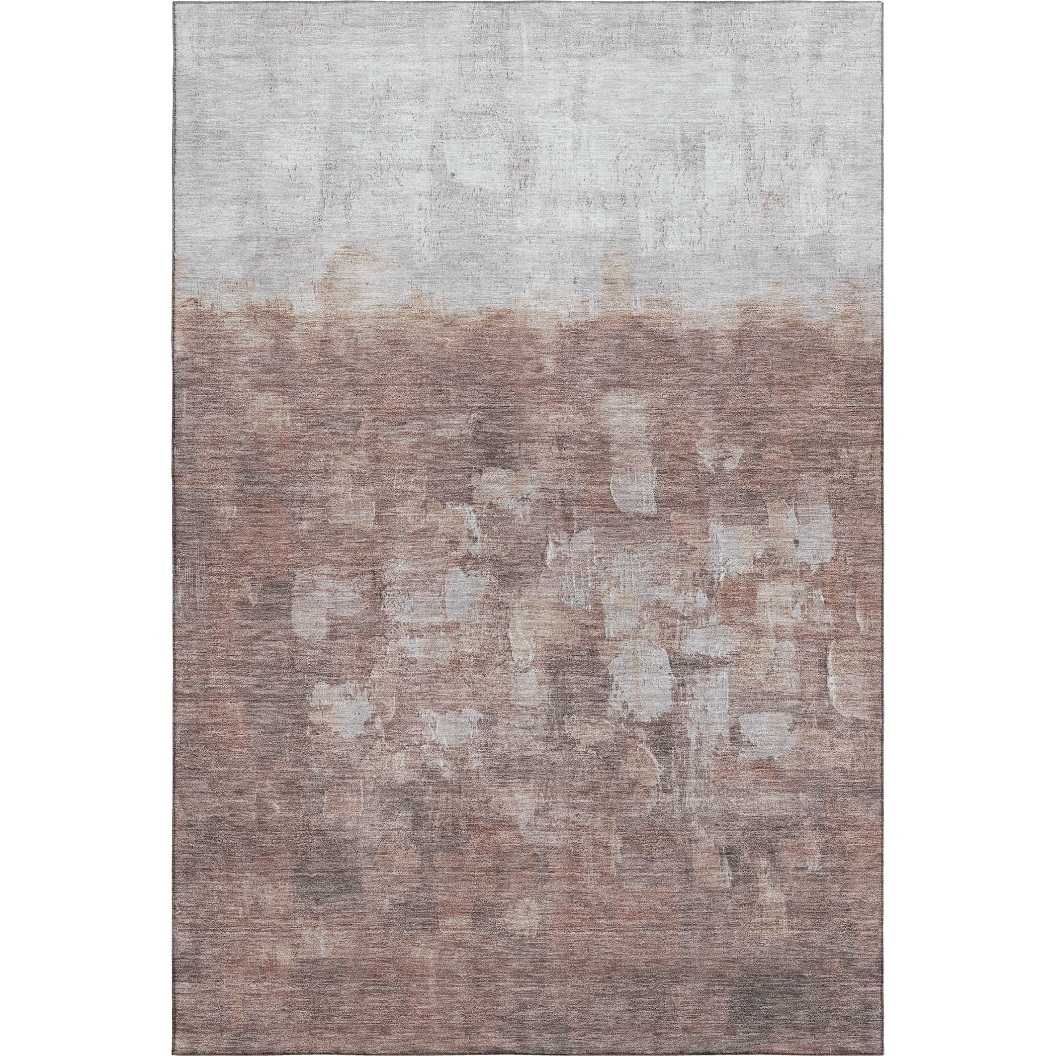 Rome Machine Washable Transitional Paprika Orange Rug 2'6" x 3'10" #shape_Rectangle