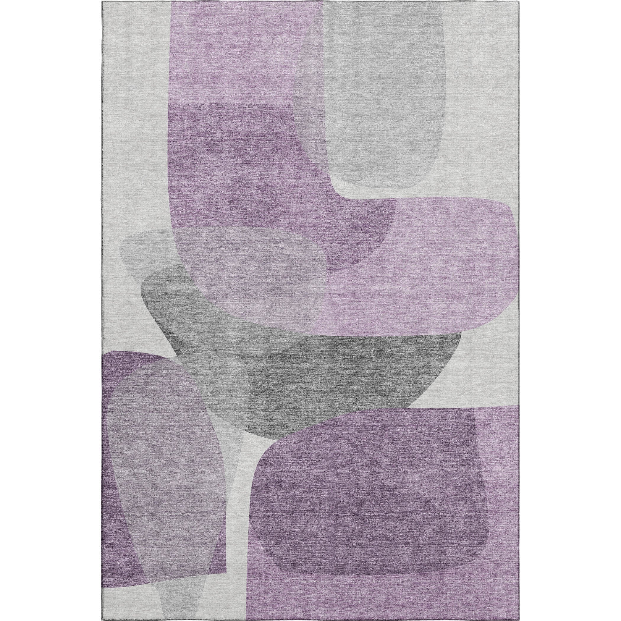 Lima Machine Washable Transitional Purple Rug 2'6" x 3'10" #shape_Rectangle