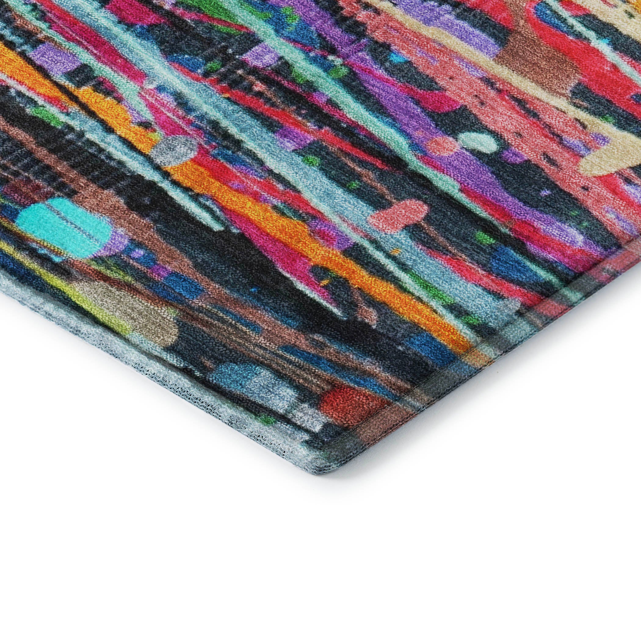 Luang Prabang Machine Washable Transitional Orange Rug 1'8" x 2'6" #shape_Rectangle