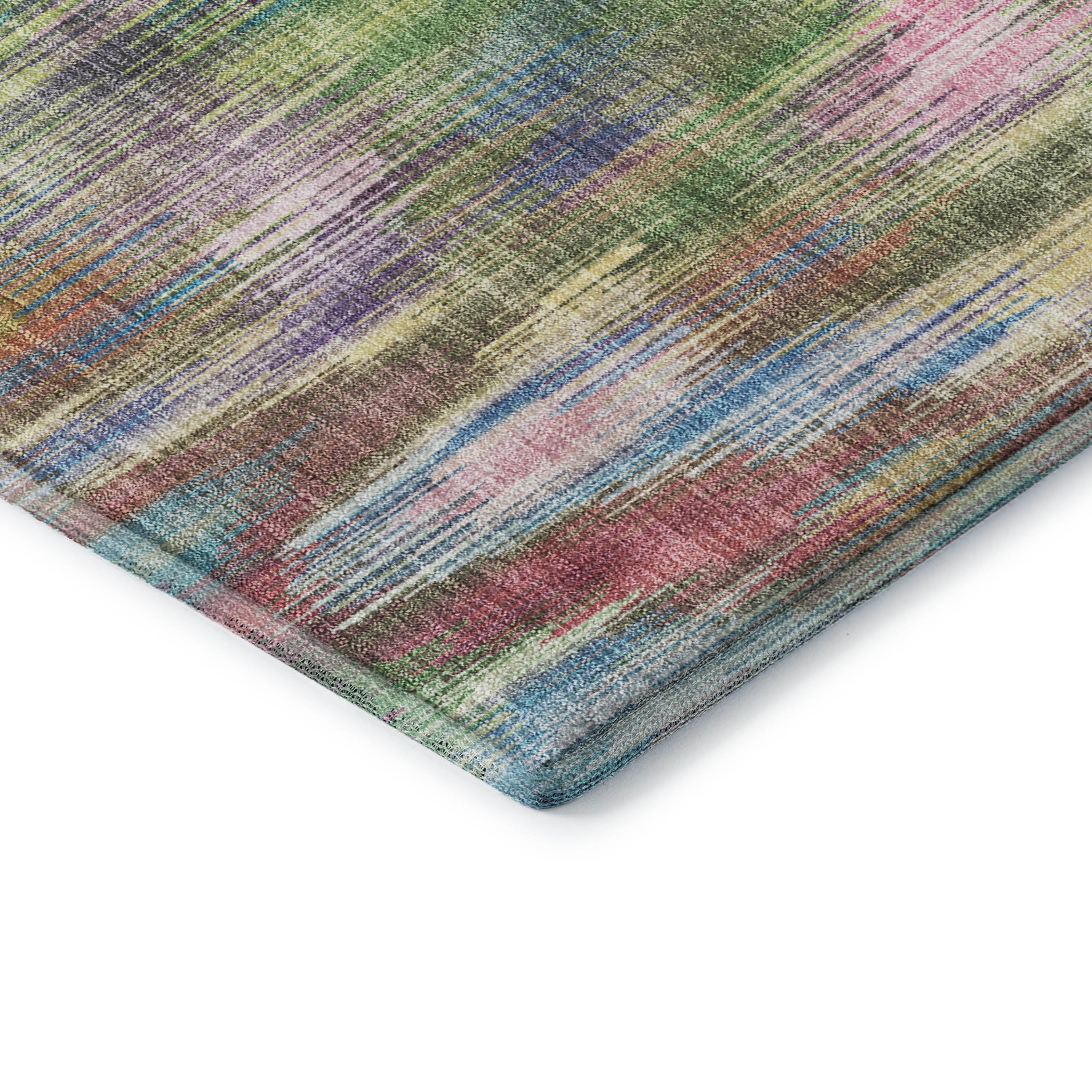 Mostar Machine Washable Transitional Pink Rug 1'8" x 2'6" #shape_Rectangle