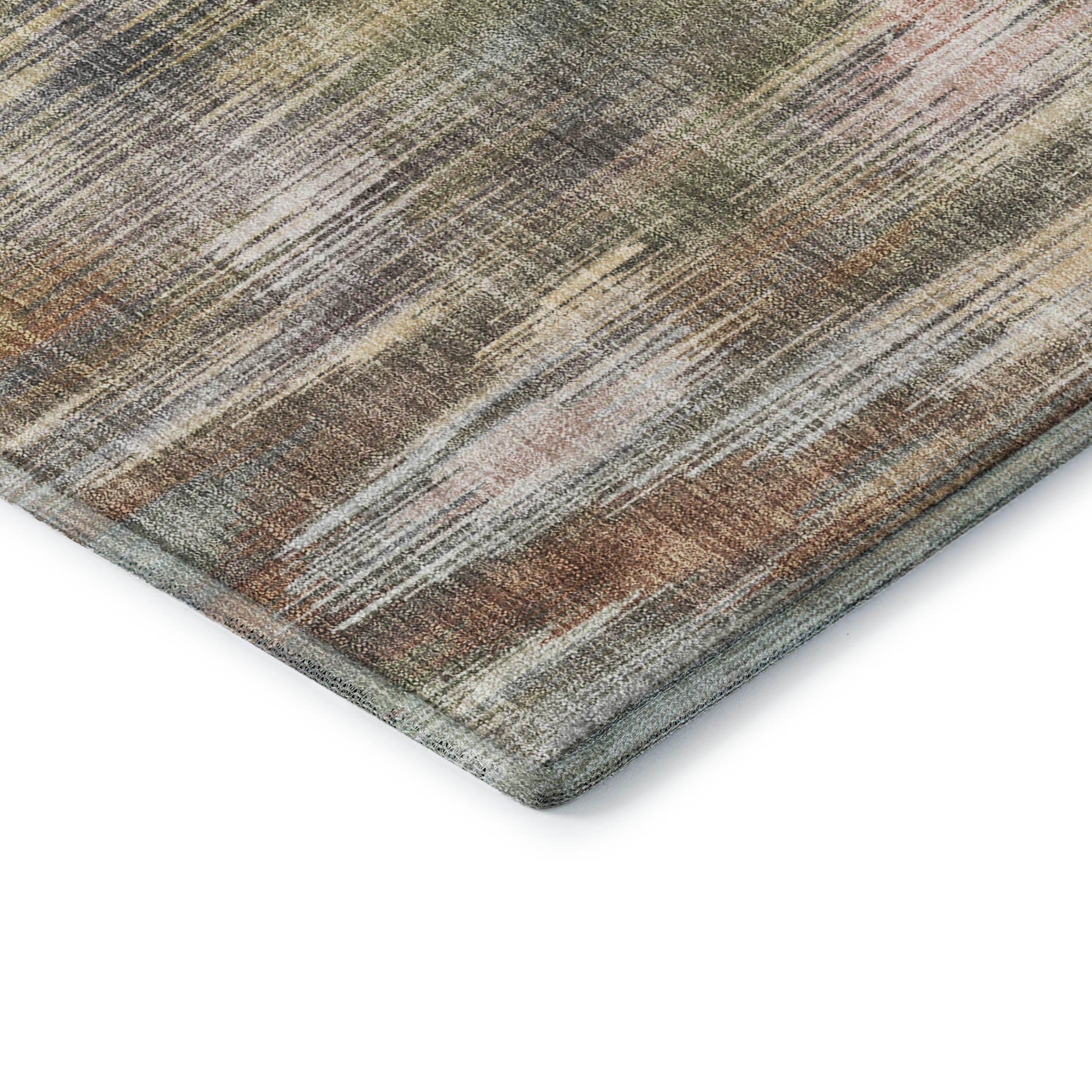 Mostar Machine Washable Transitional Terracotta Orange Rug 1'8" x 2'6" #shape_Rectangle