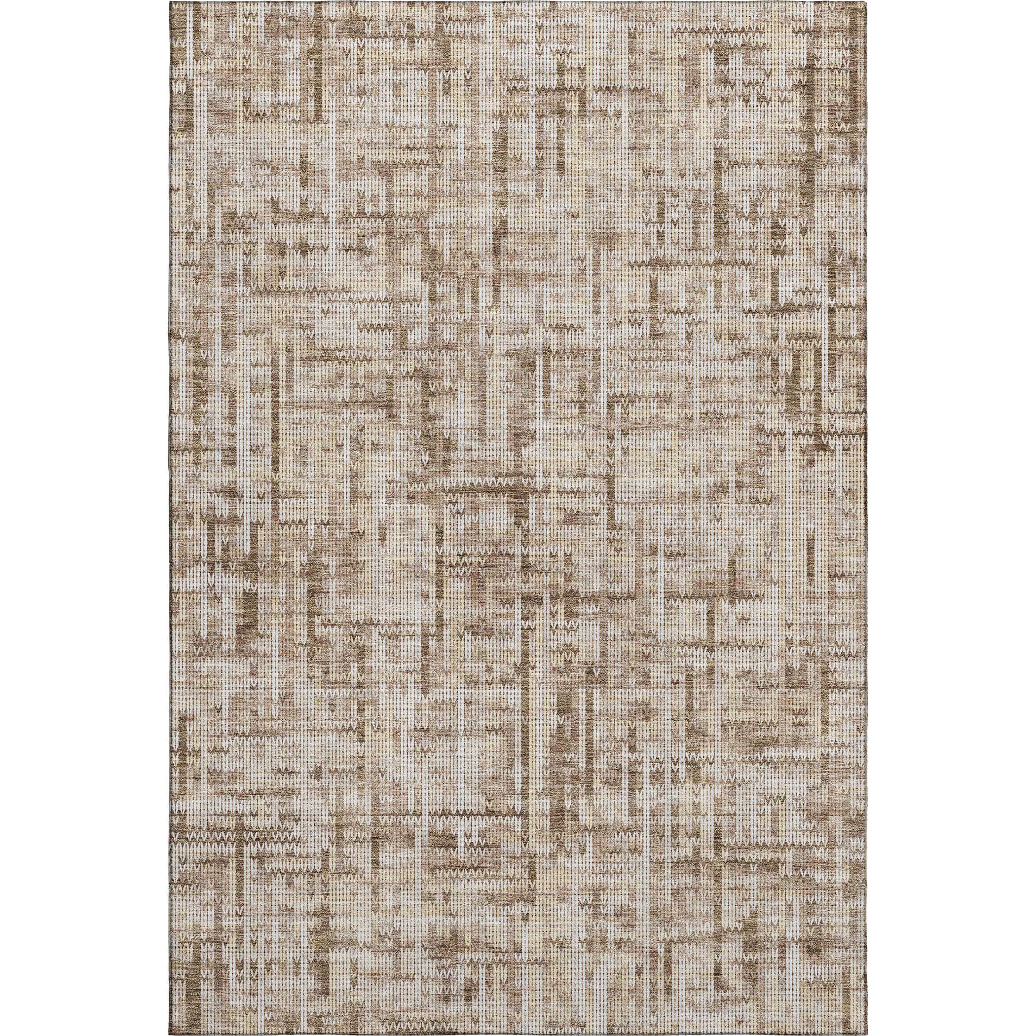 Kotor Machine Washable Transitional Brown Rug 2'6" x 3'10" #shape_Rectangle
