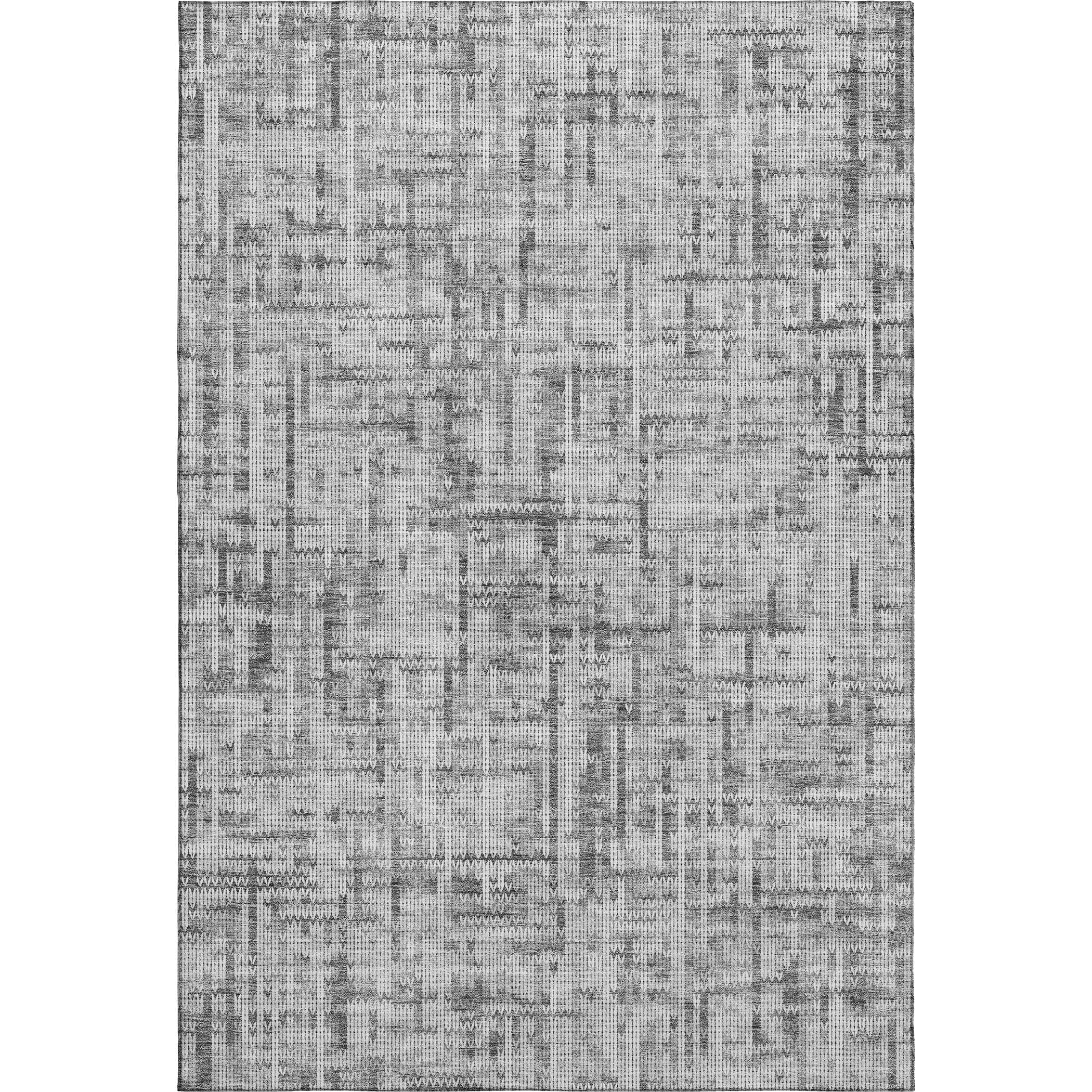 Kotor Machine Washable Transitional Gray Rug 2'6" x 3'10" #shape_Rectangle