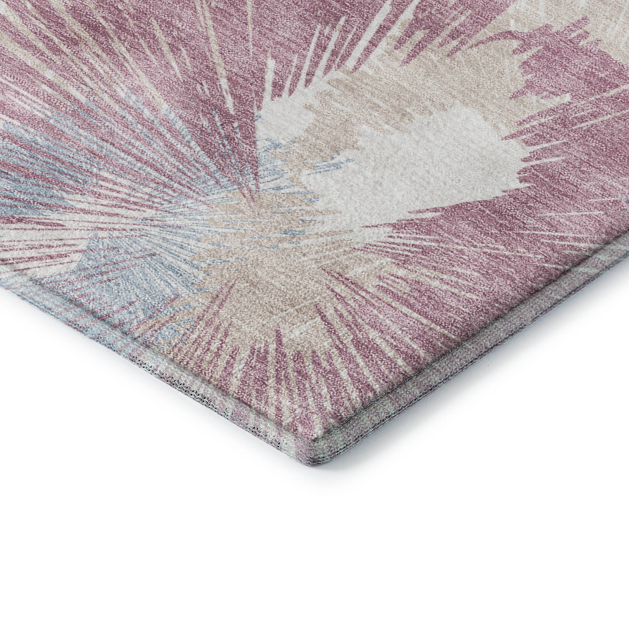 Marrakech Machine Washable Transitional Blush Pink Rug 1'8" x 2'6" #shape_Rectangle