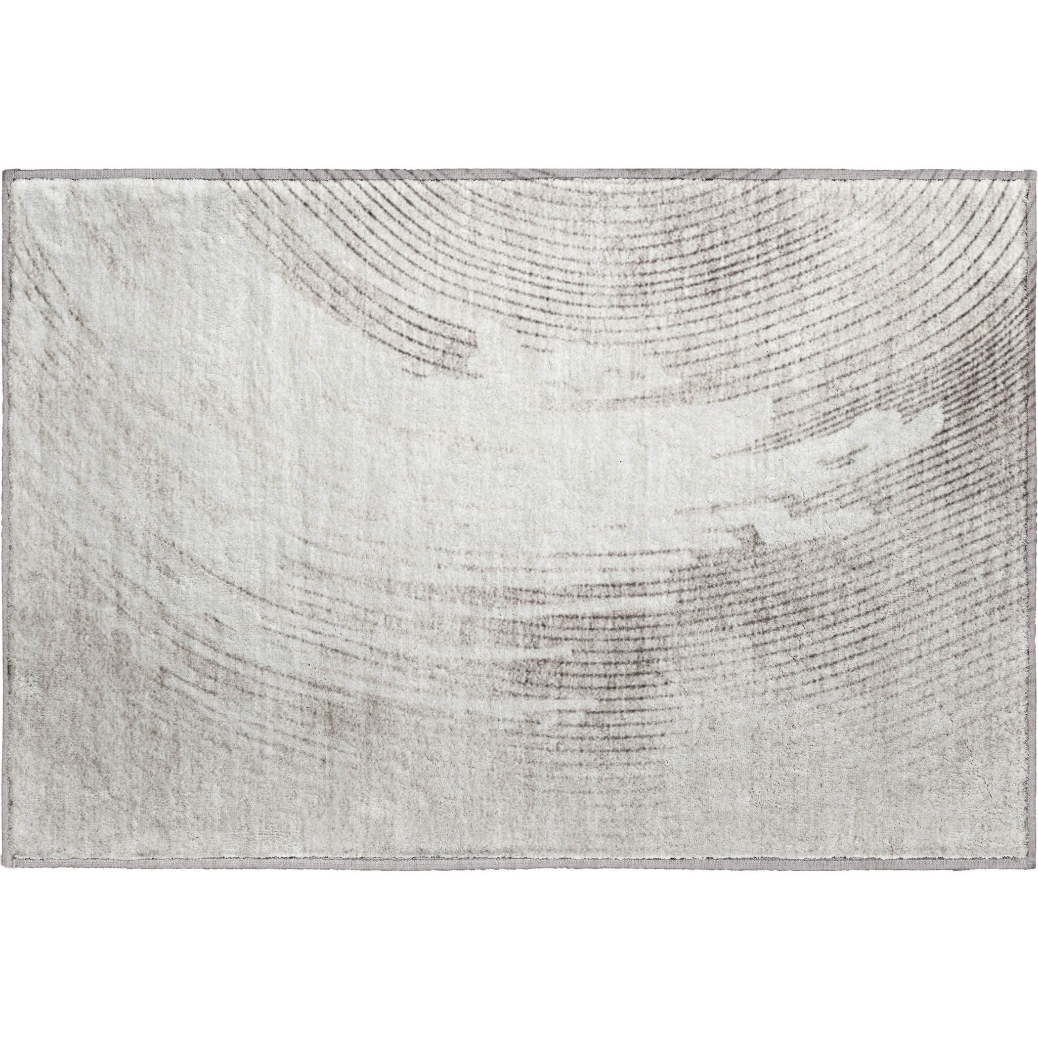 Dublin Machine Washable Transitional Ivory Rug 1'8" x 2'6" #shape_Rectangle