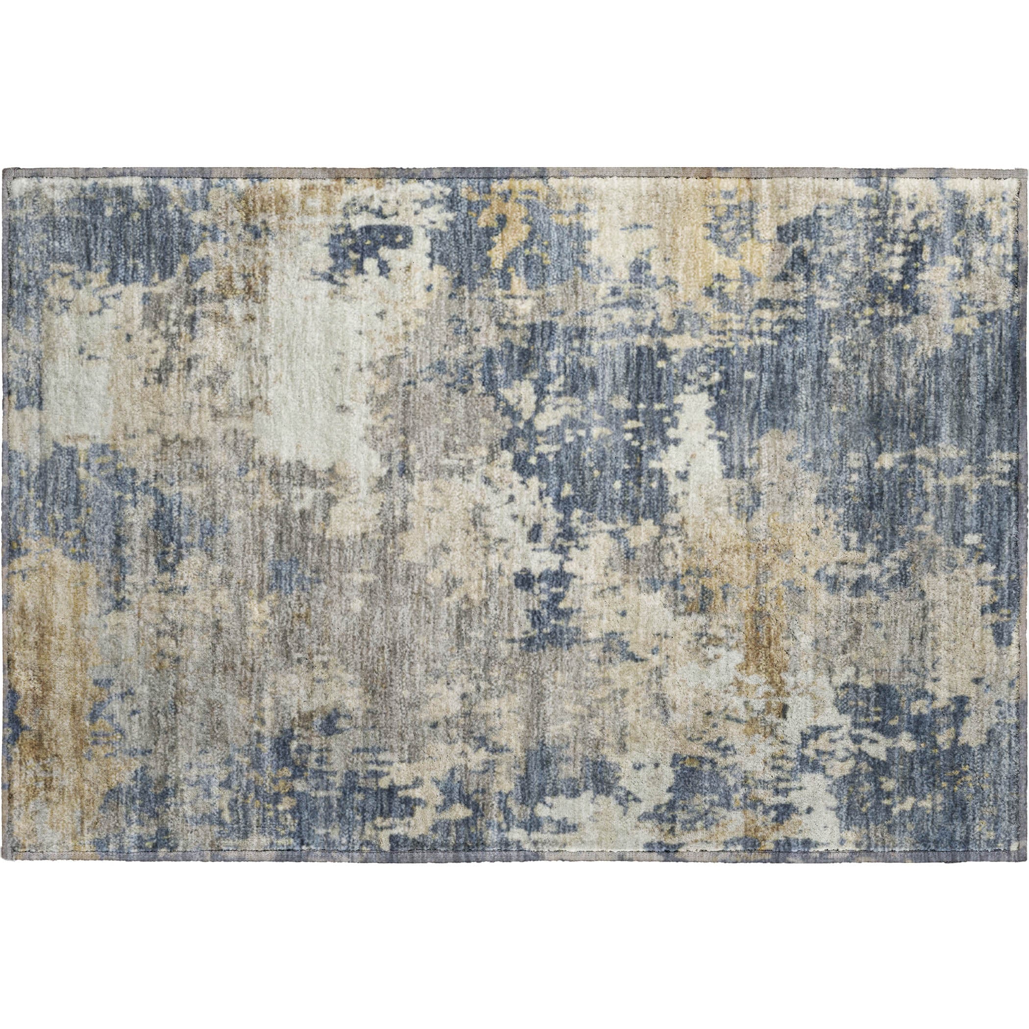Jaipur Machine Washable Transitional Blue Rug 1'8" x 2'6" #shape_Rectangle