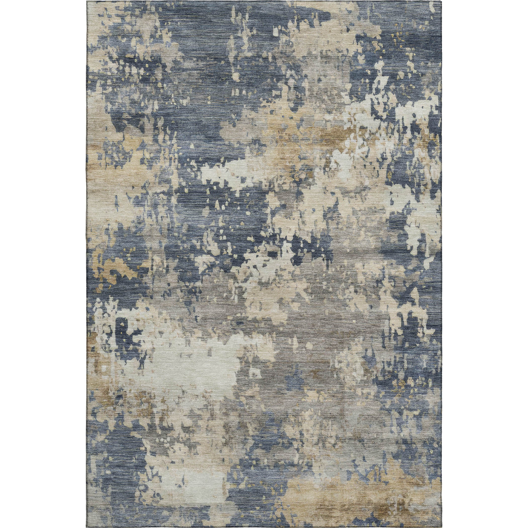 Jaipur Machine Washable Transitional Blue Rug 2'6" x 3'10" #shape_Rectangle