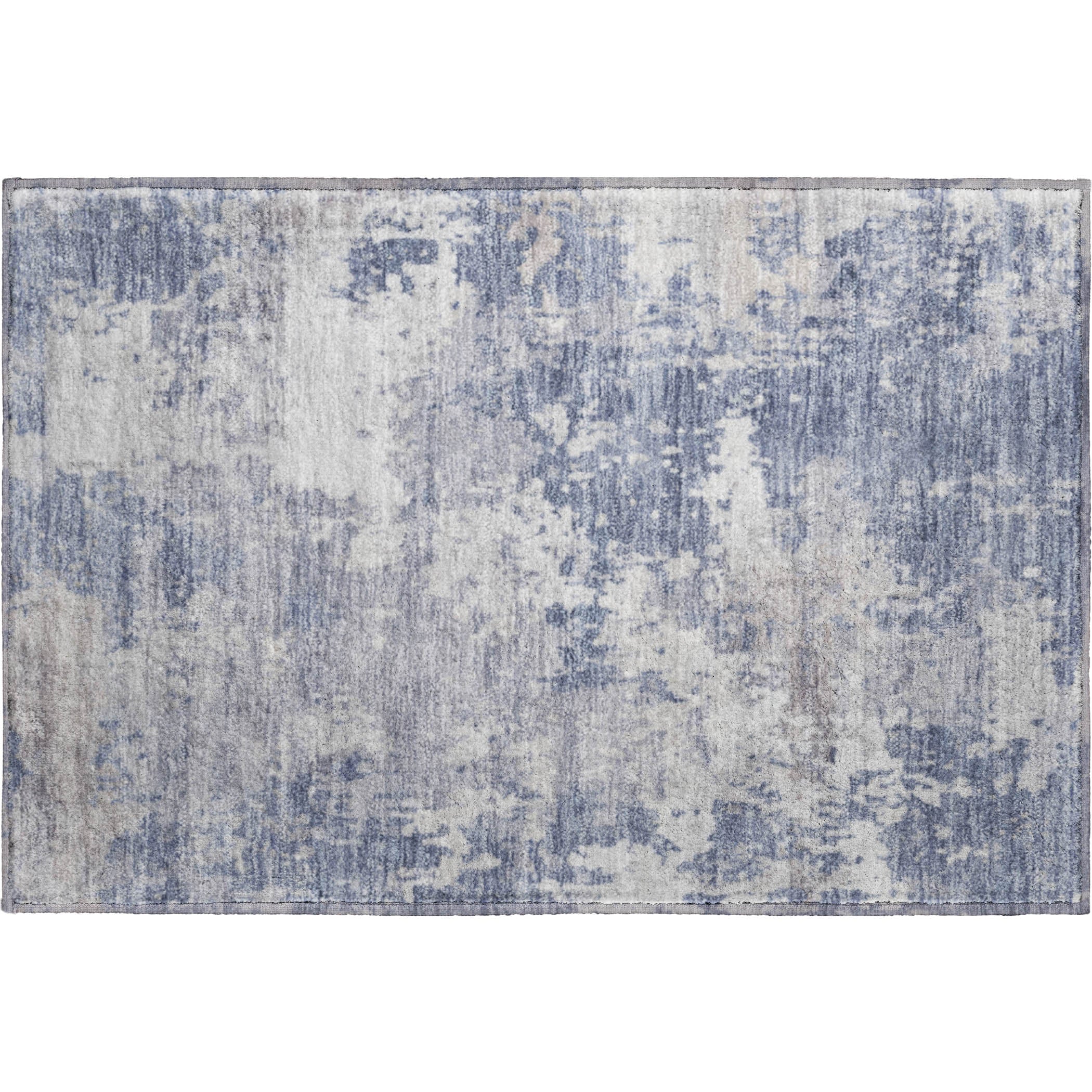 Jaipur Machine Washable Transitional Denim Blue Rug 1'8" x 2'6" #shape_Rectangle
