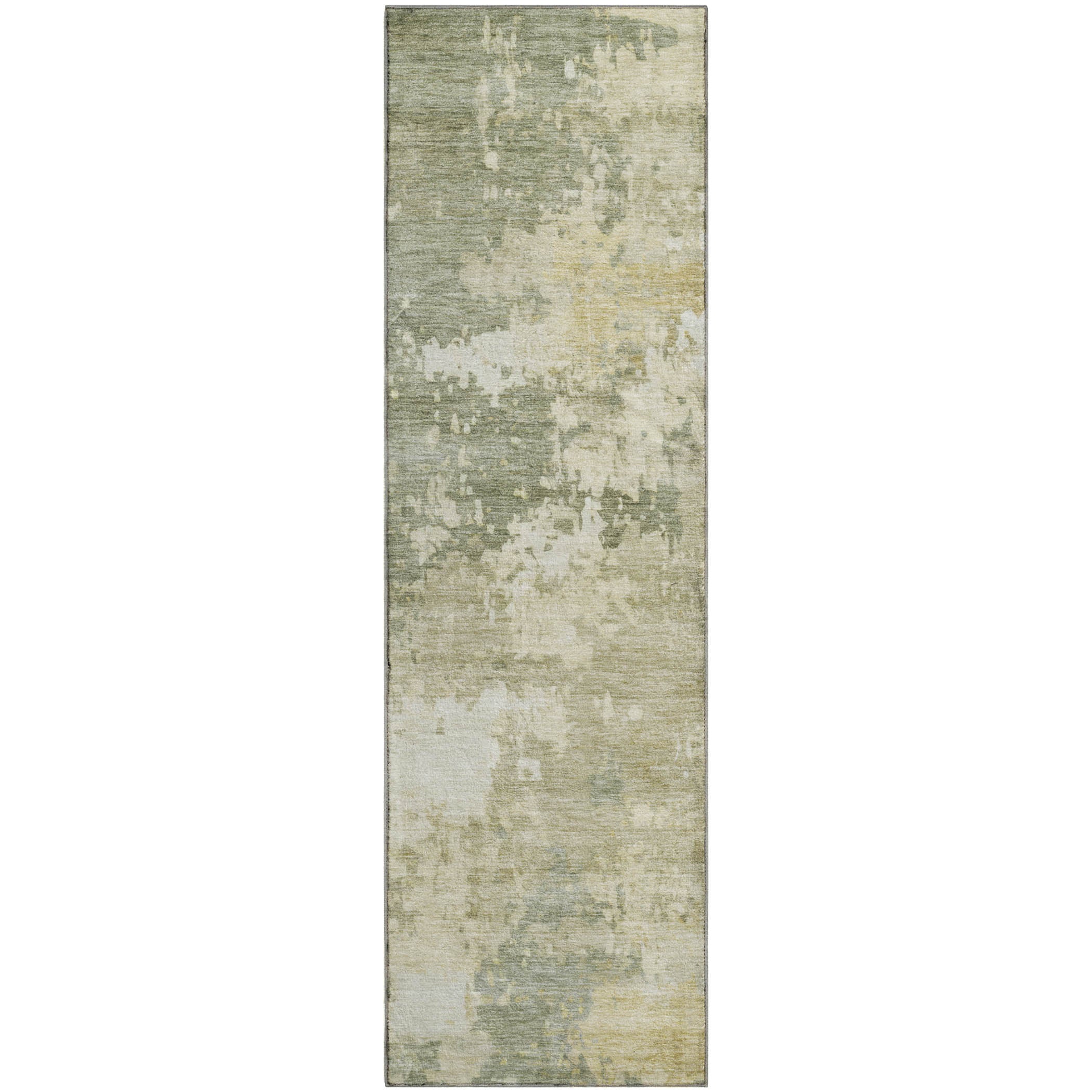 Jaipur Machine Washable Transitional Sage Green Rug 2'3" x 7'6" #shape_Runner