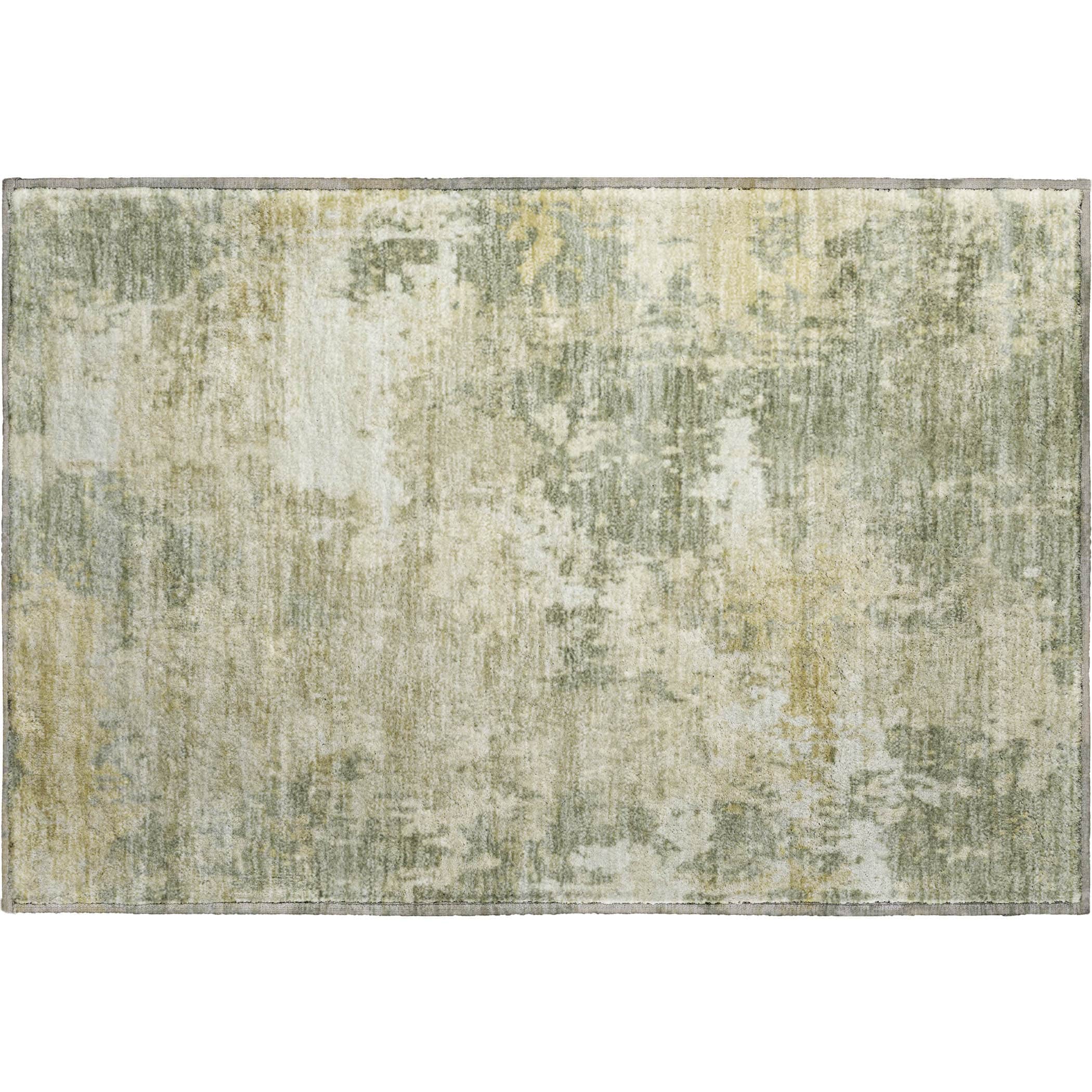 Jaipur Machine Washable Transitional Sage Green Rug 1'8" x 2'6" #shape_Rectangle