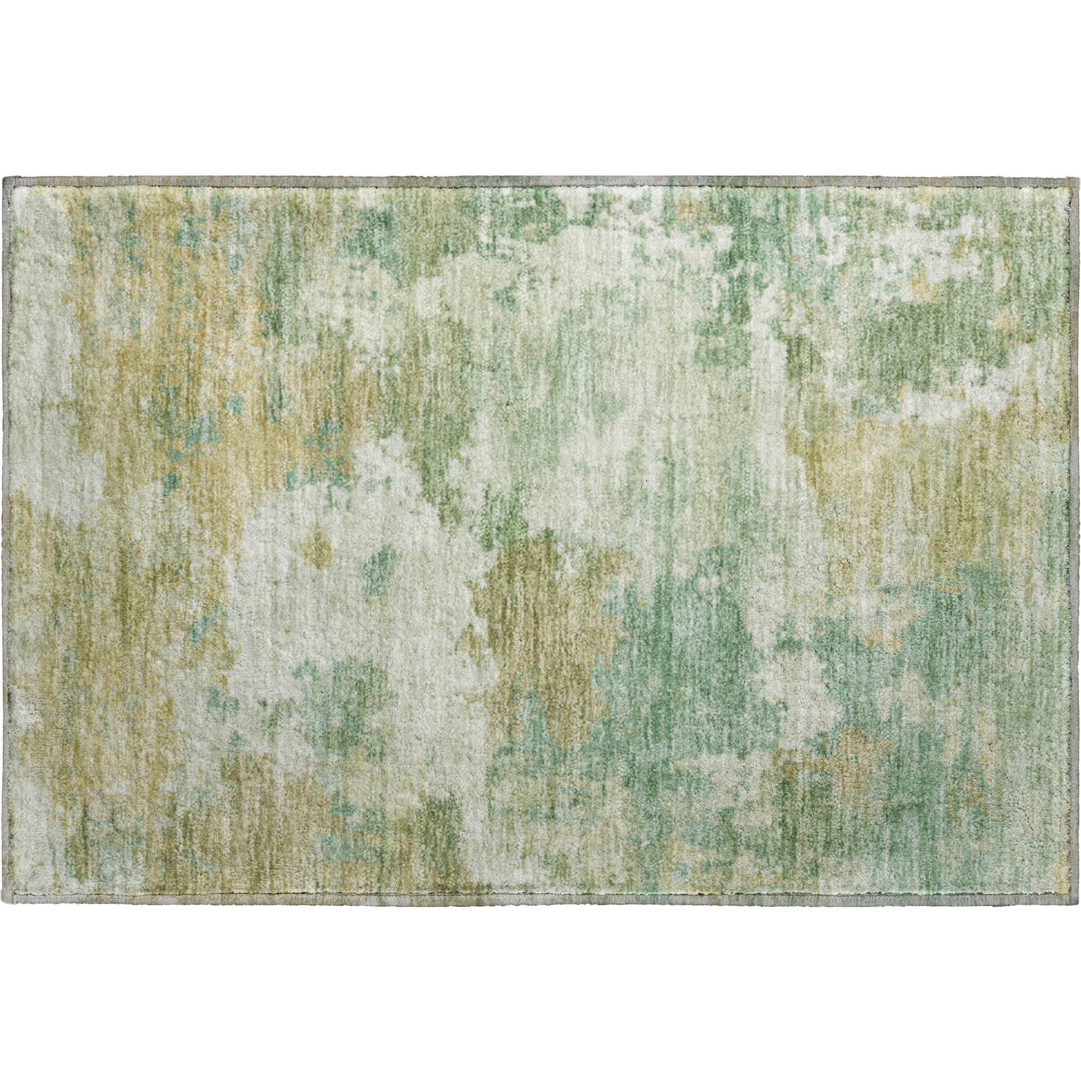 Chiang Mai Machine Washable Transitional Aloe Green Rug 1'8" x 2'6" #shape_Rectangle
