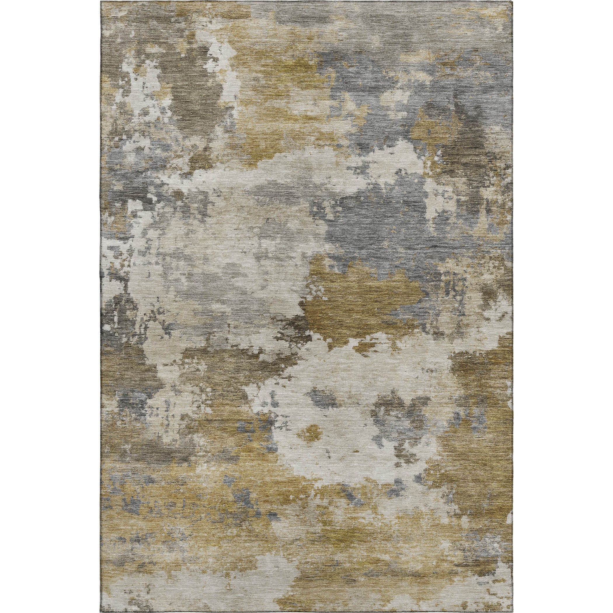 Chiang Mai Machine Washable Transitional Brown Rug 2'6" x 3'10" #shape_Rectangle