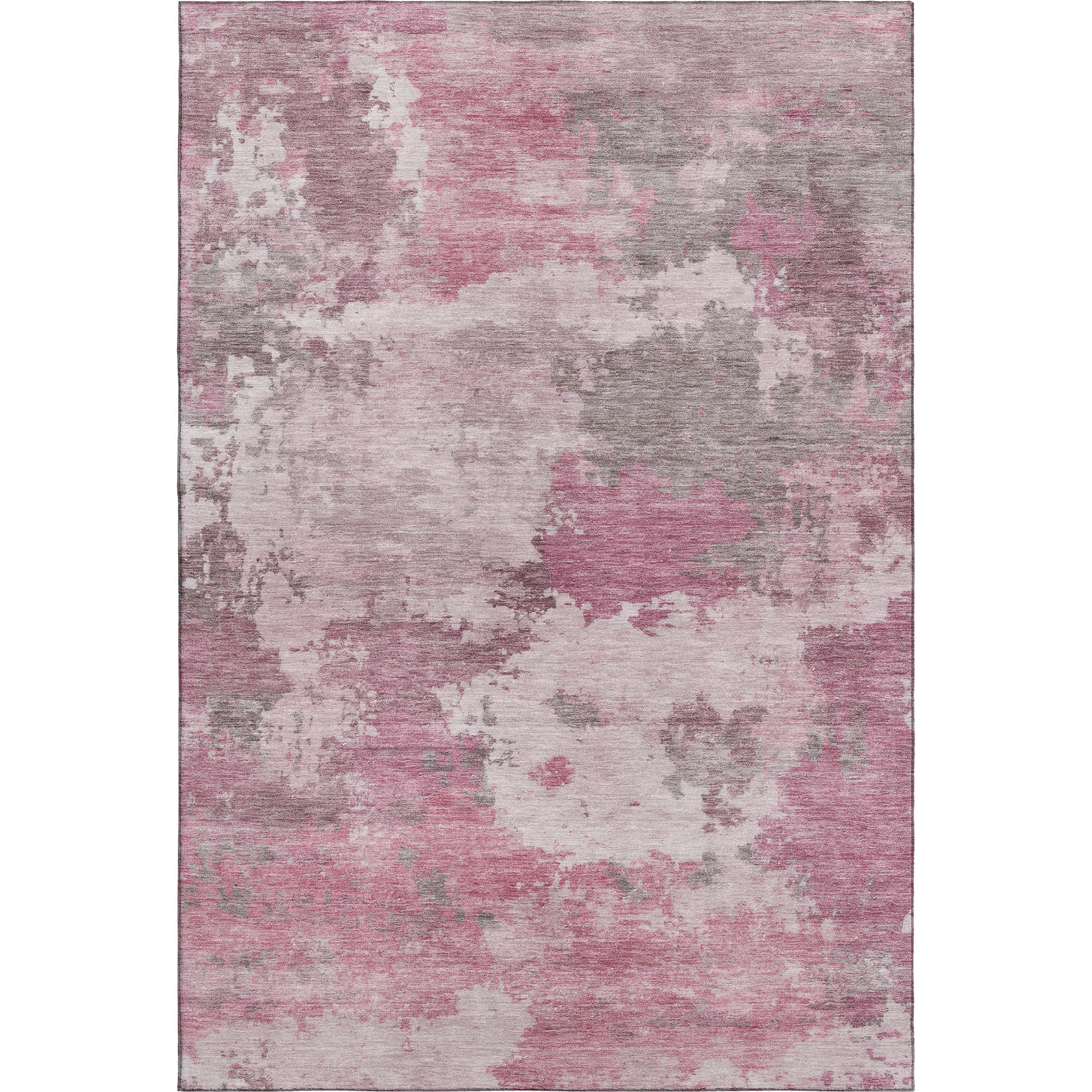 Chiang Mai Machine Washable Transitional Pink Rug 2'6" x 3'10" #shape_Rectangle