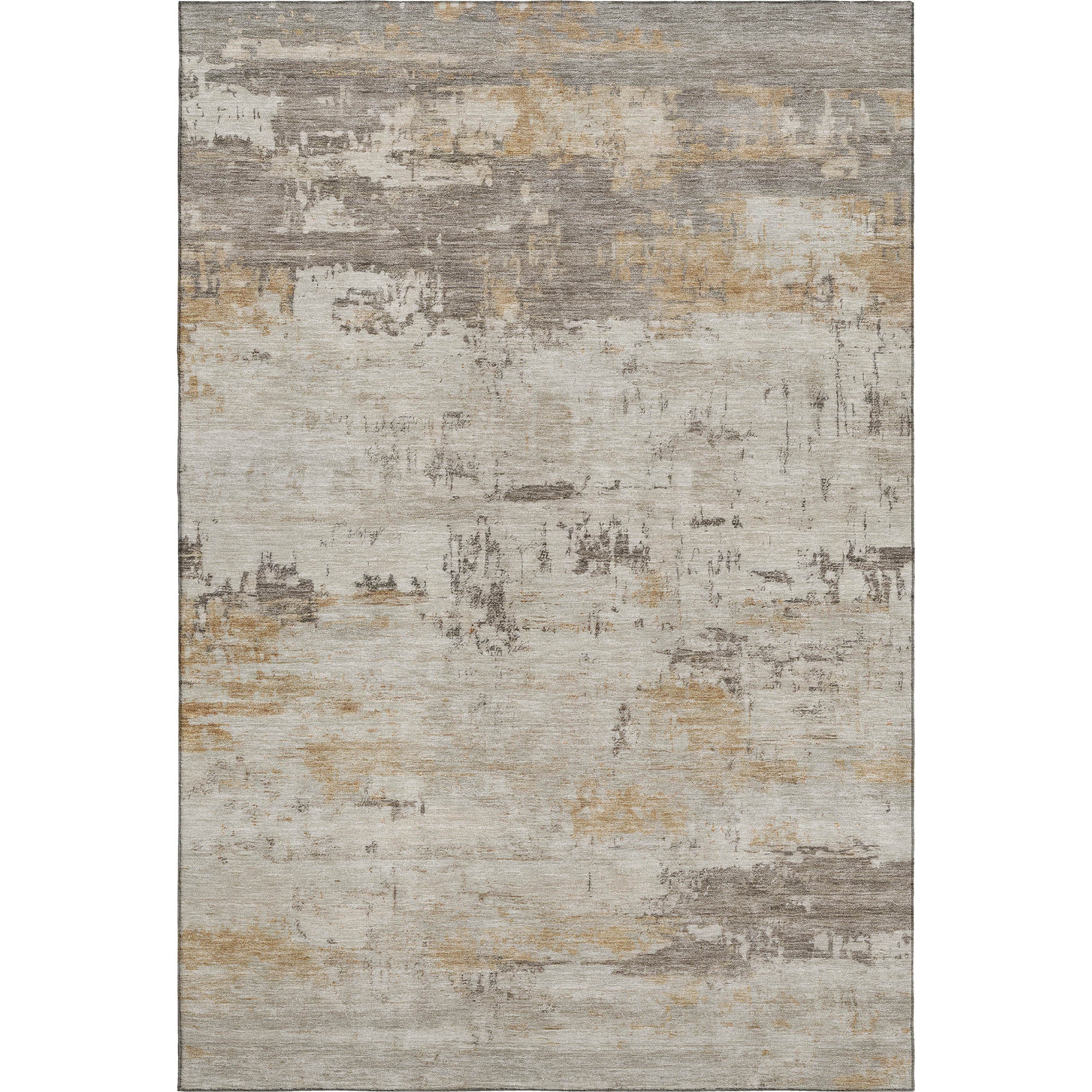Marrakech Machine Washable Transitional Putty Ivory Rug 2'6" x 3'10" #shape_Rectangle