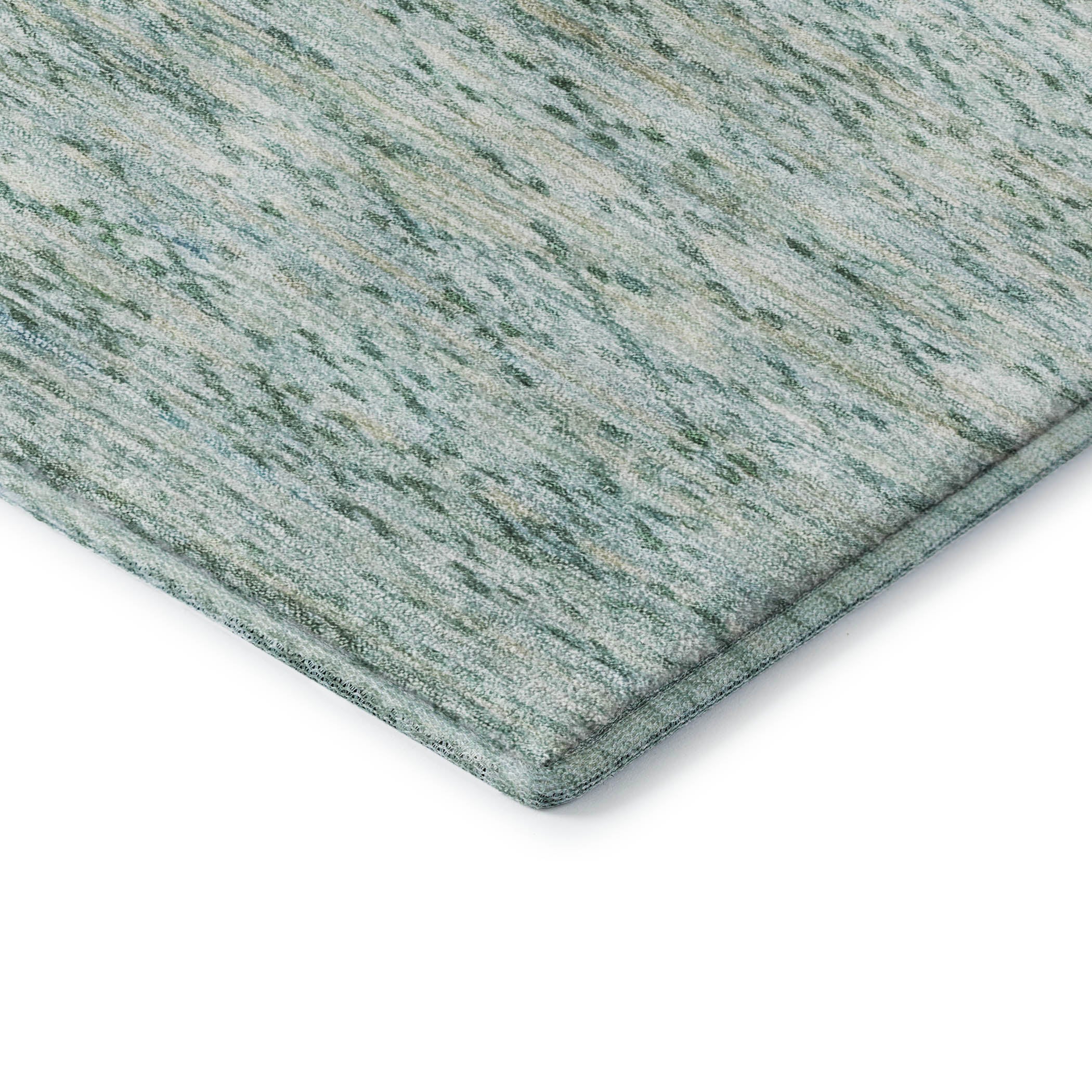 Sintra Machine Washable Transitional Aqua Teal Rug 1'8" x 2'6" #shape_Rectangle