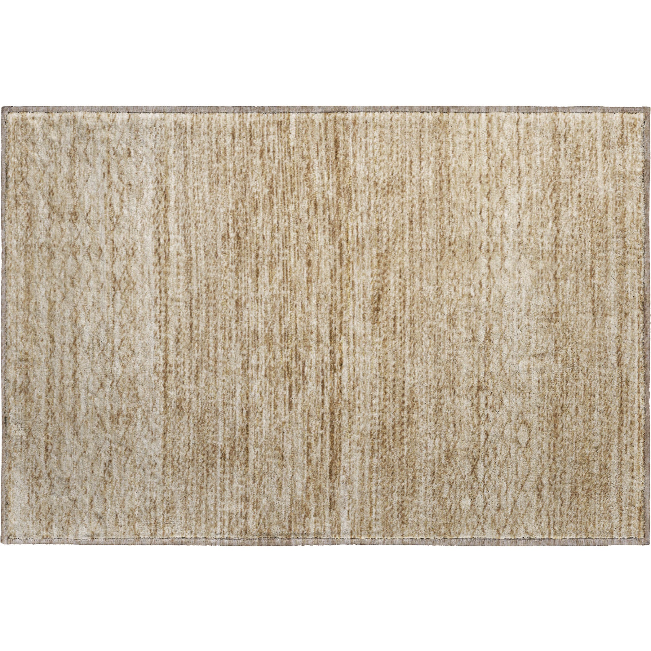 Sintra Machine Washable Transitional Beige Brown Rug 1'8" x 2'6" #shape_Rectangle