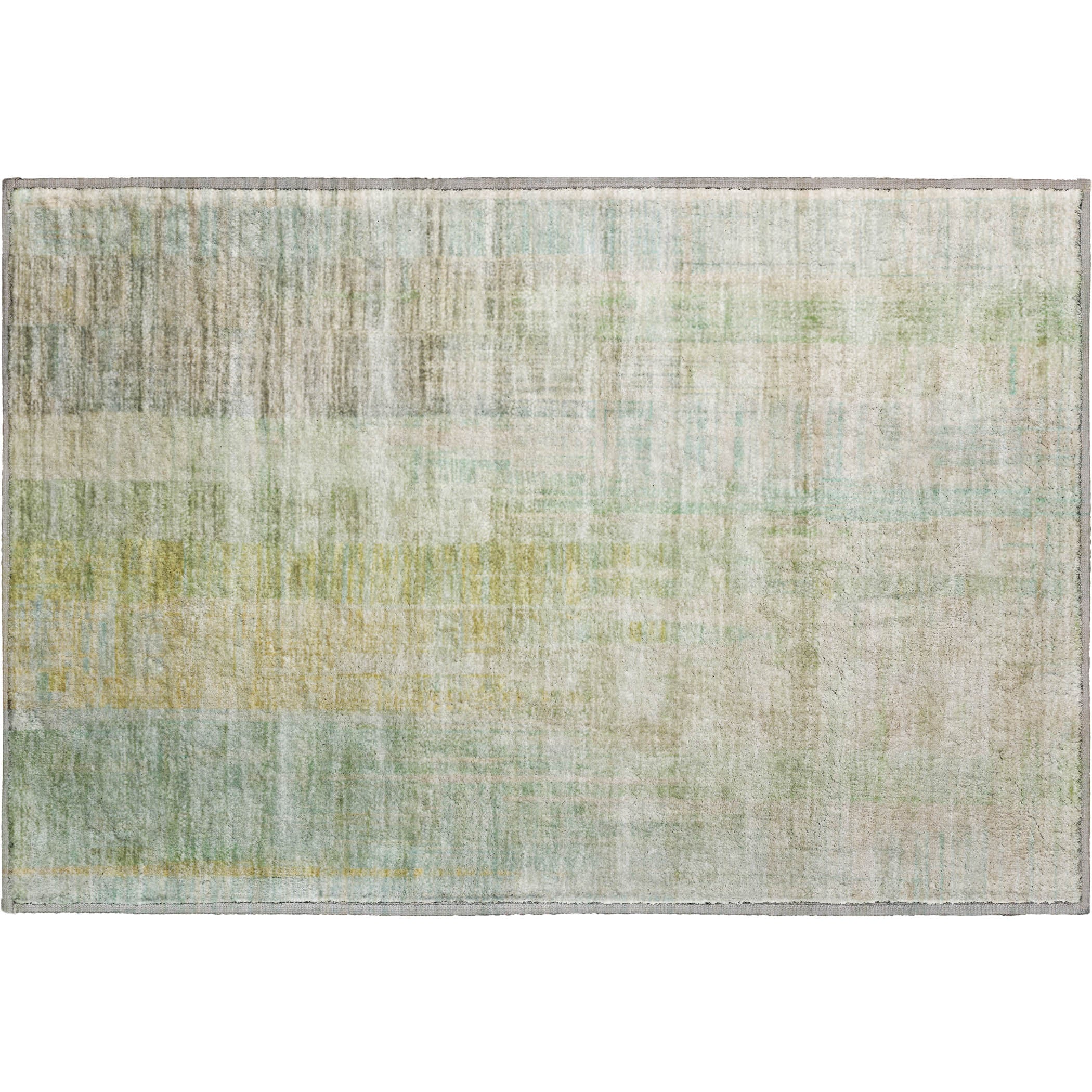 Kotor Machine Washable Transitional Linen Ivory Rug 1'8" x 2'6" #shape_Rectangle