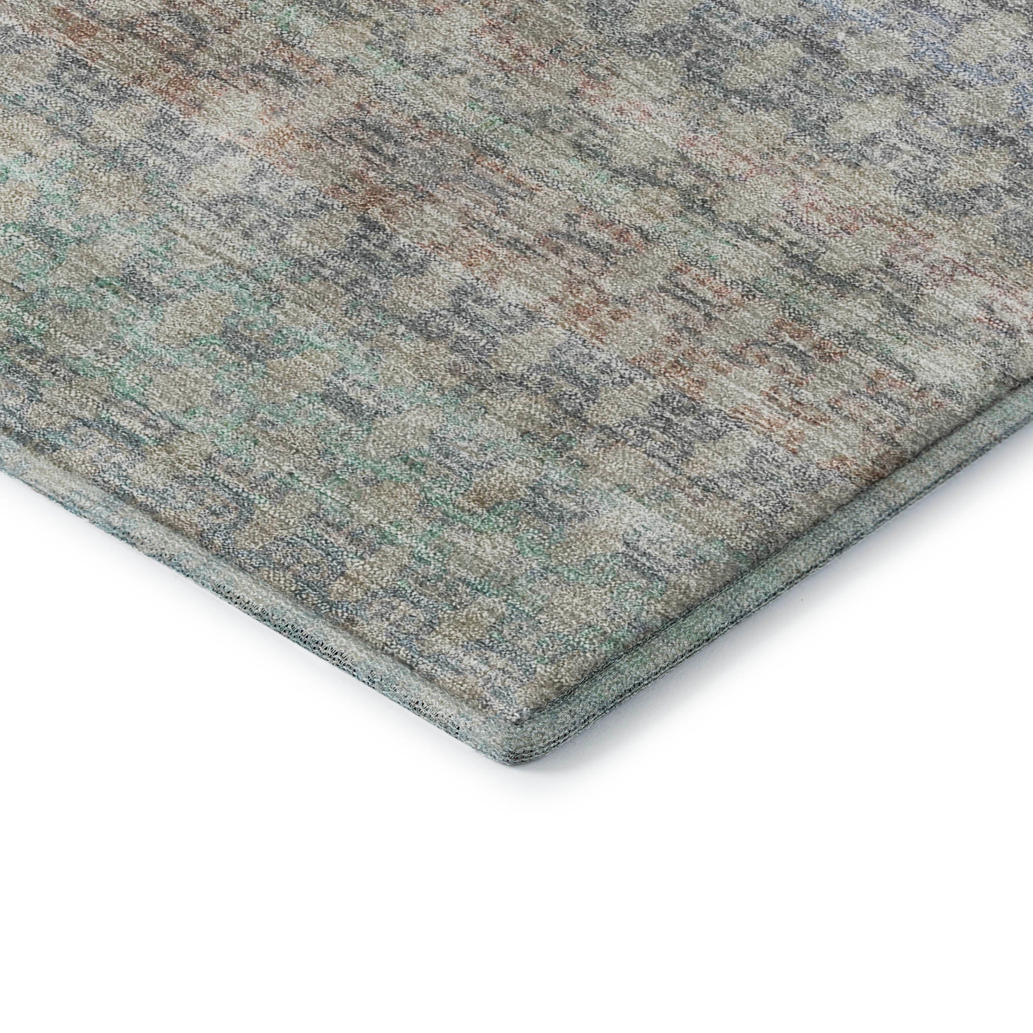 Bangkok Machine Washable Transitional Beige Brown Rug 1'8" x 2'6" #shape_Rectangle