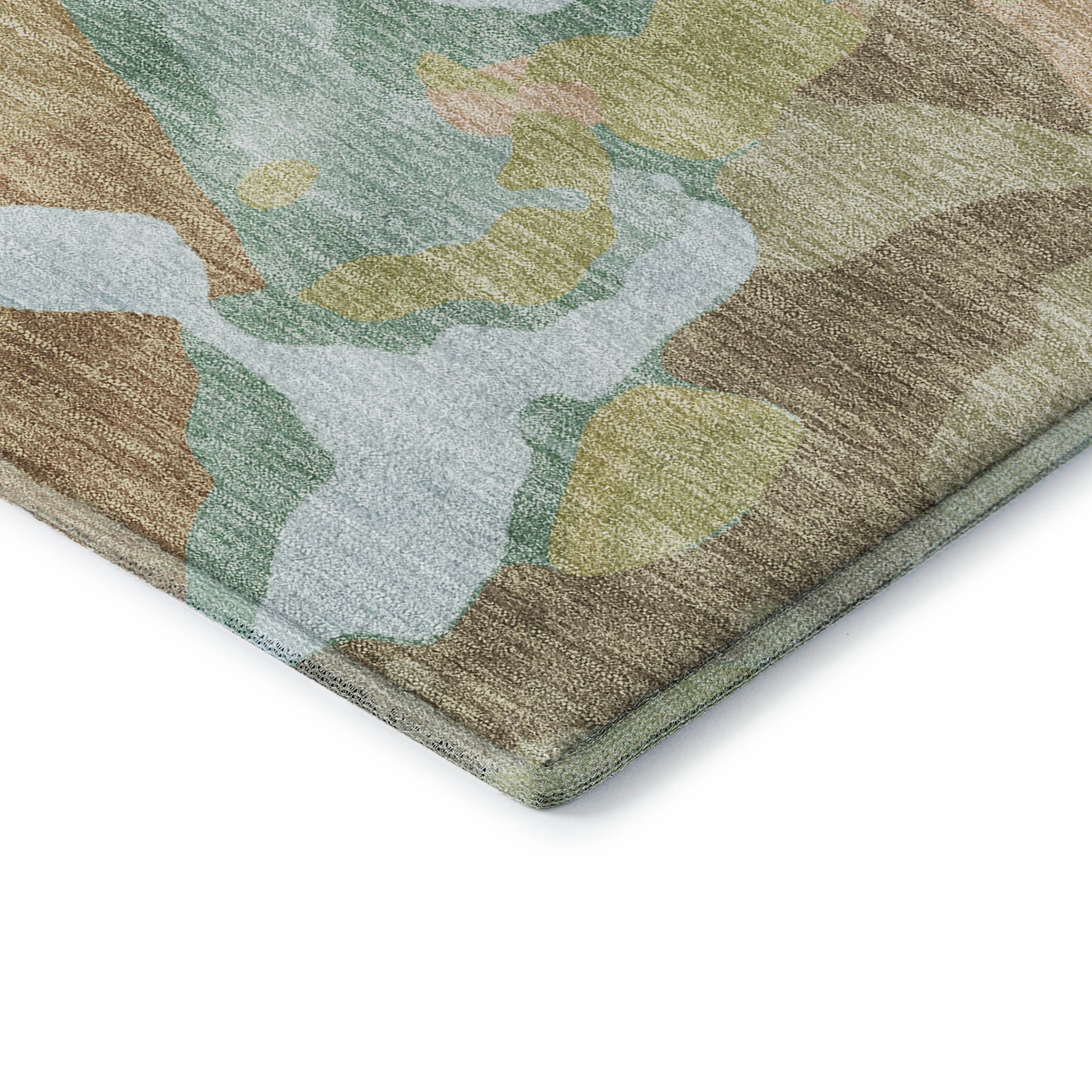 Vienna Machine Washable Transitional Beige Brown Rug 1'8" x 2'6" #shape_Rectangle