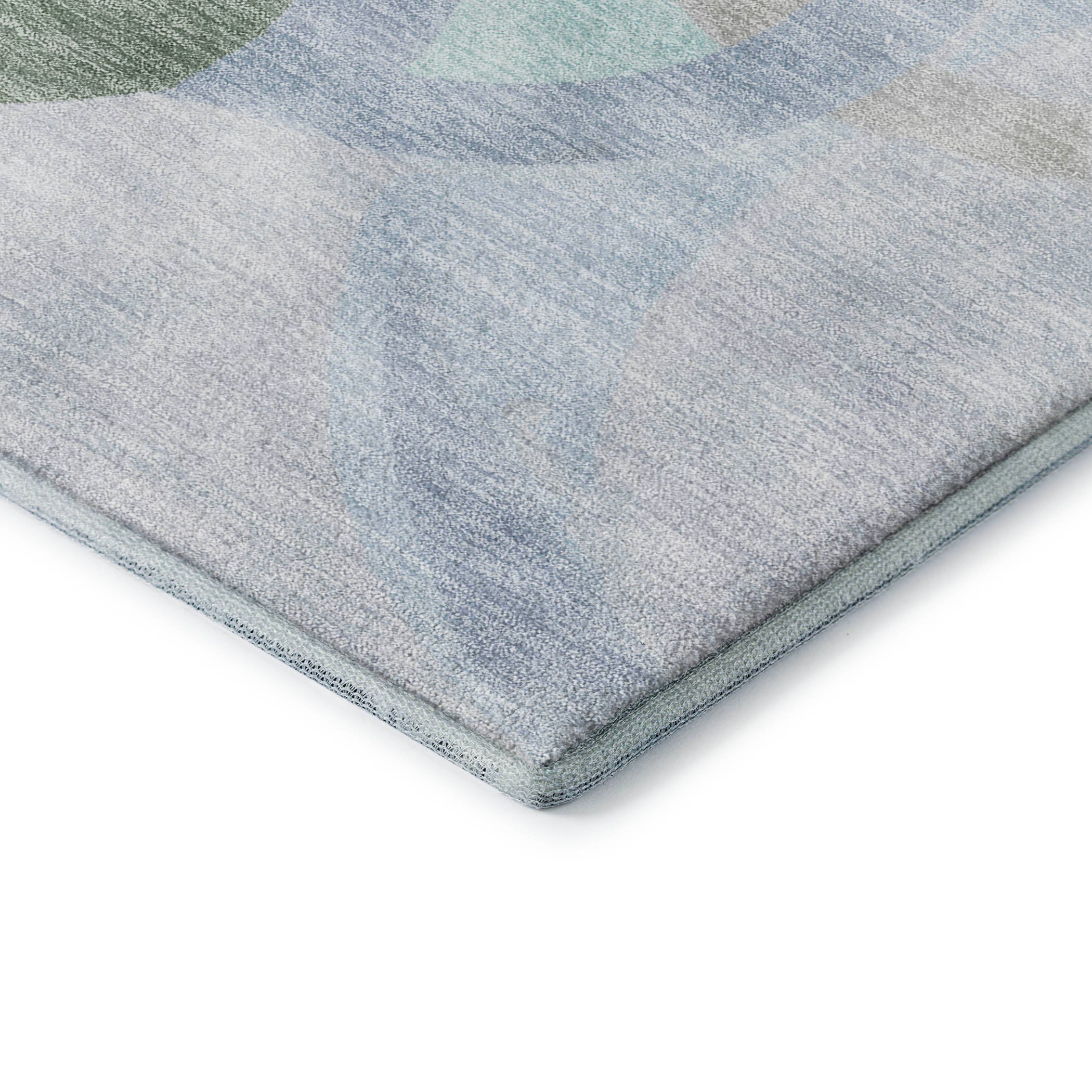 Chiang Mai Machine Washable Transitional Sage Green Rug 1'8" x 2'6" #shape_Rectangle