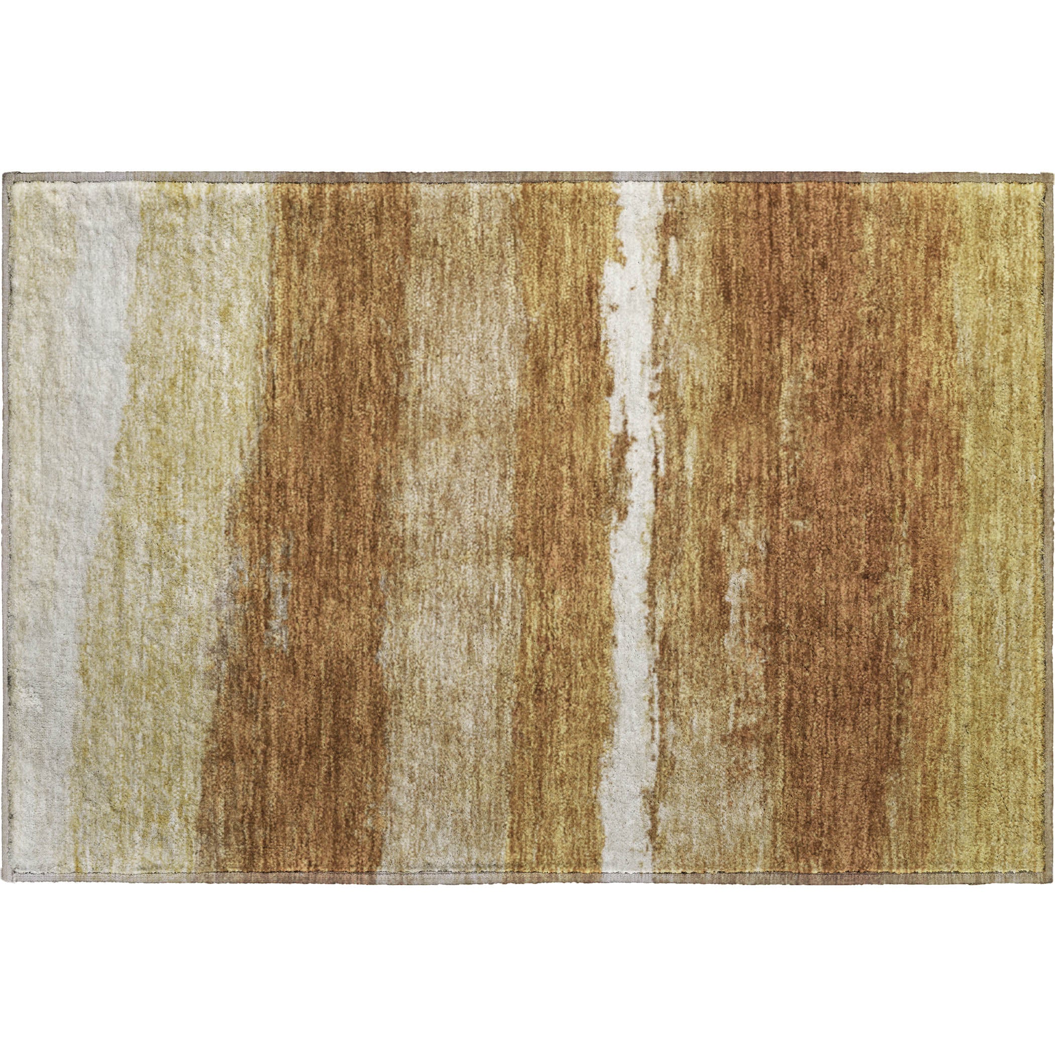 Lucerne Machine Washable Transitional Paprika Orange Rug 1'8" x 2'6" #shape_Rectangle