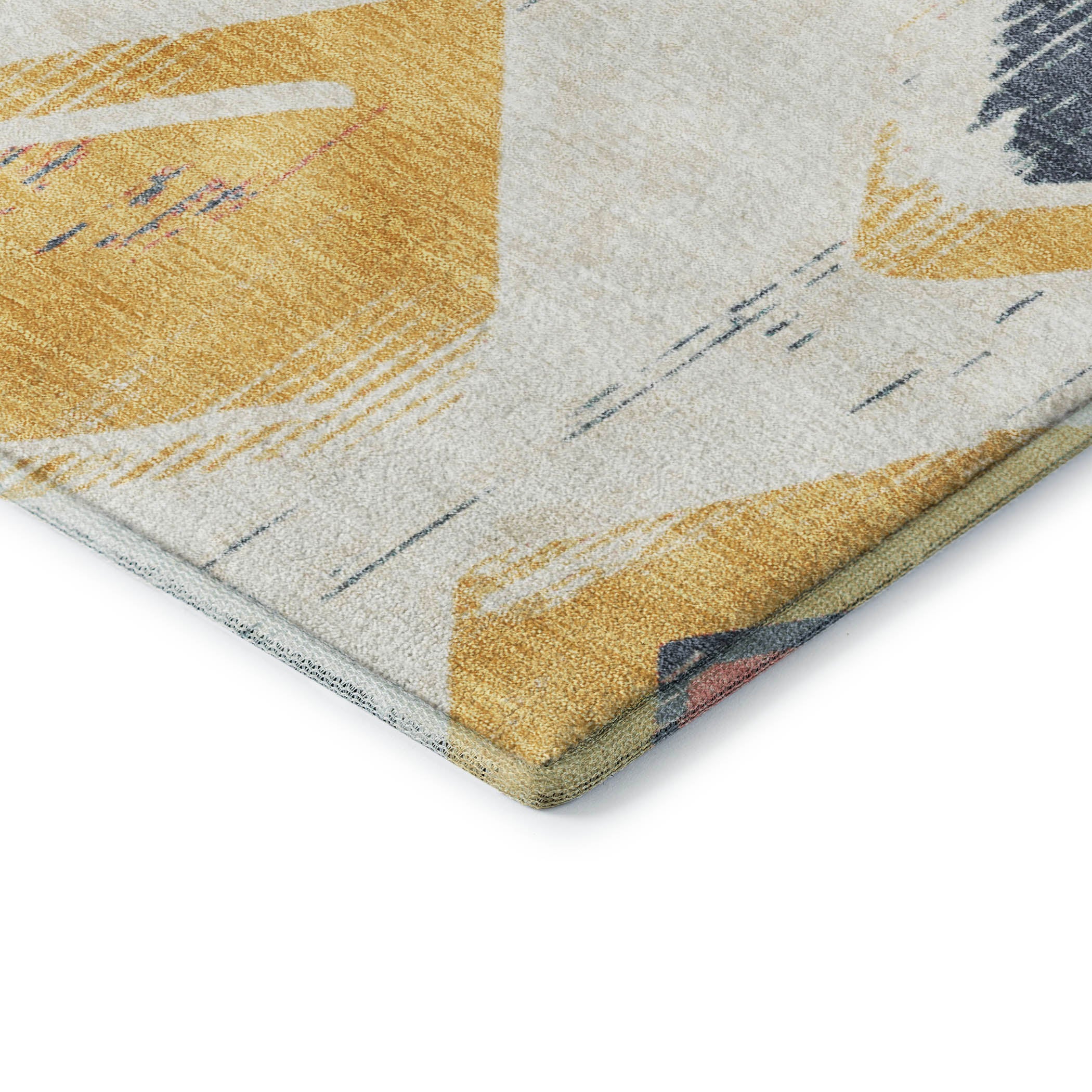 Lucerne Machine Washable Transitional Ivory Rug 1'8" x 2'6" #shape_Rectangle