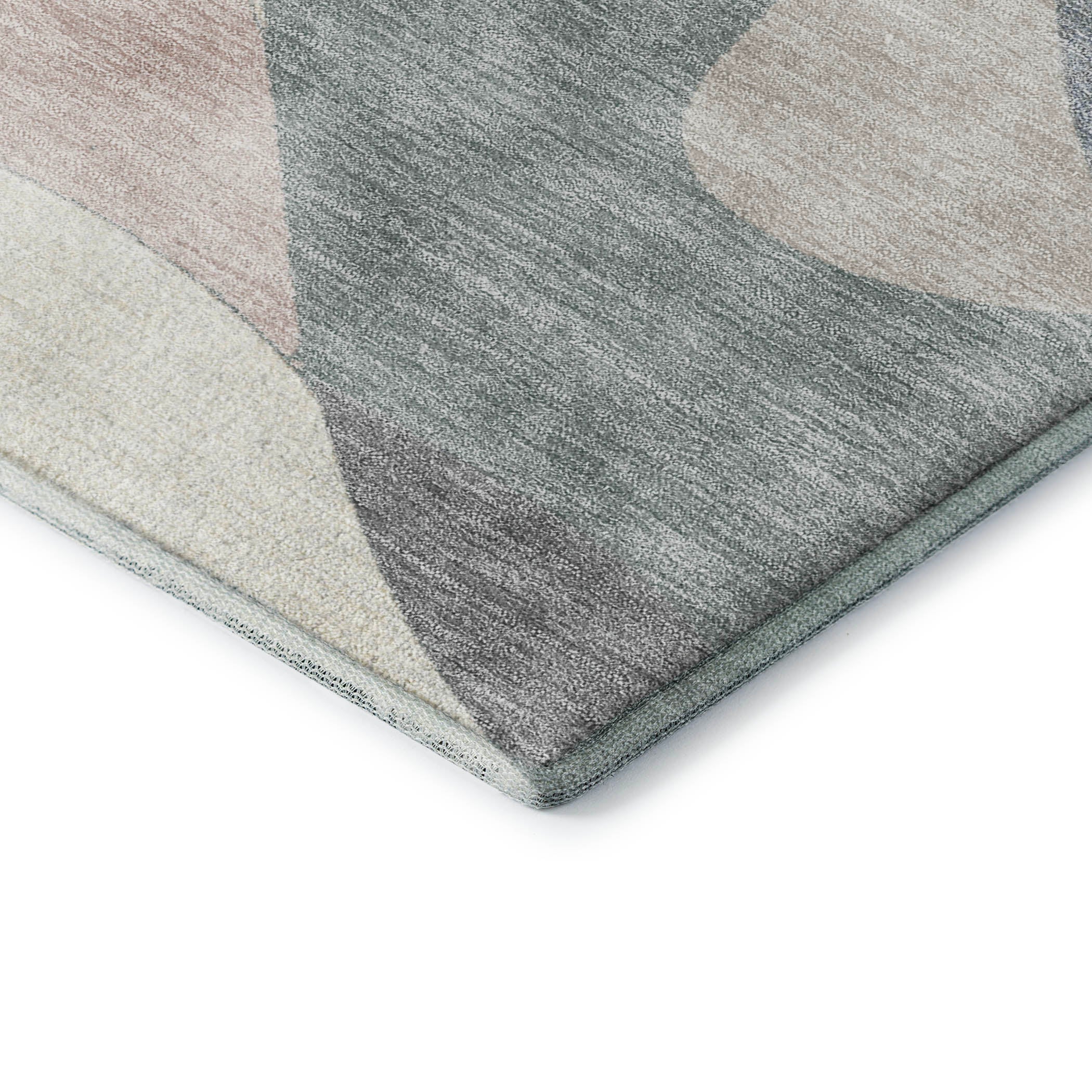 Reykjavik Machine Washable Transitional Blush Pink Rug 1'8" x 2'6" #shape_Rectangle