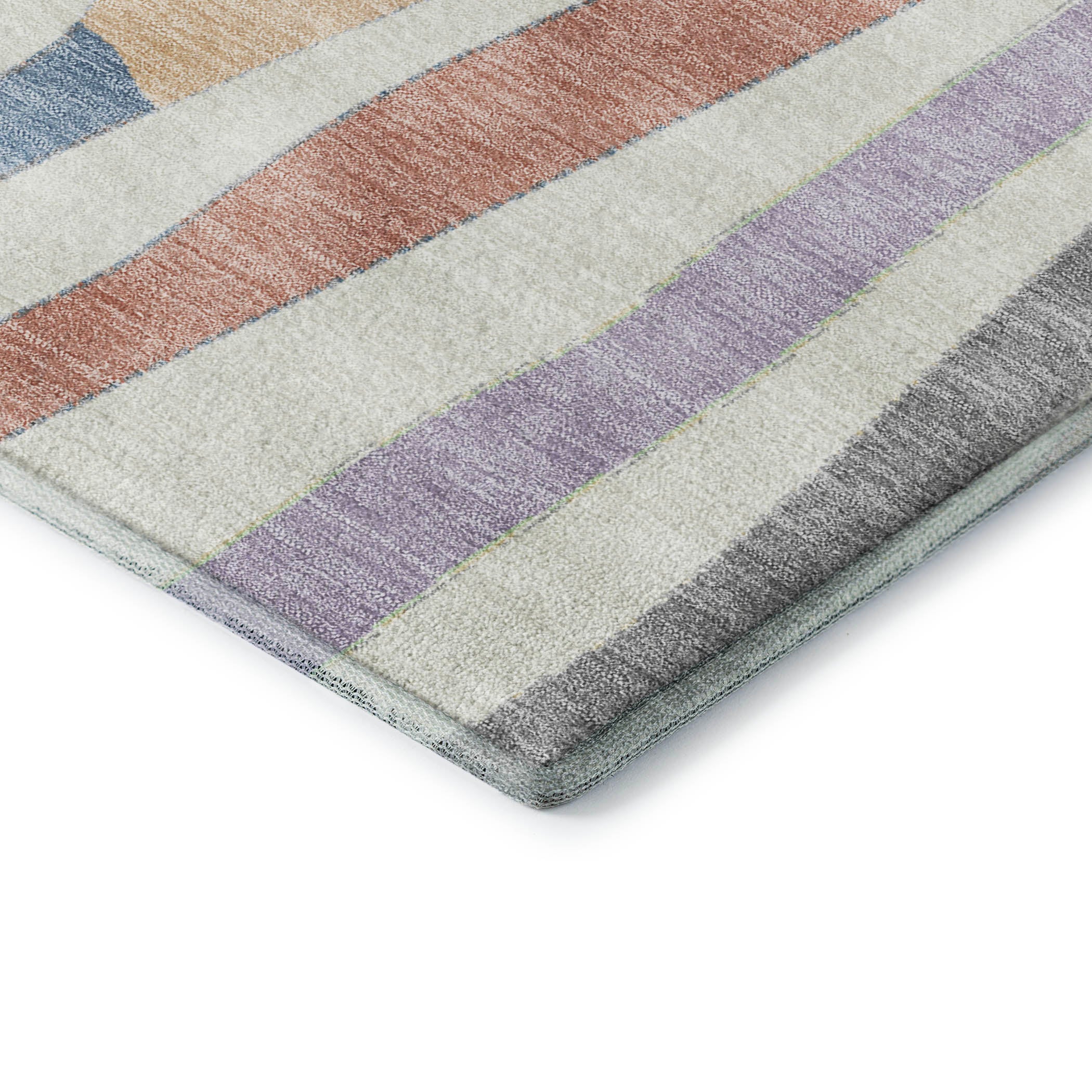Zanzibar Machine Washable Transitional Pearl Ivory Rug 1'8" x 2'6" #shape_Rectangle