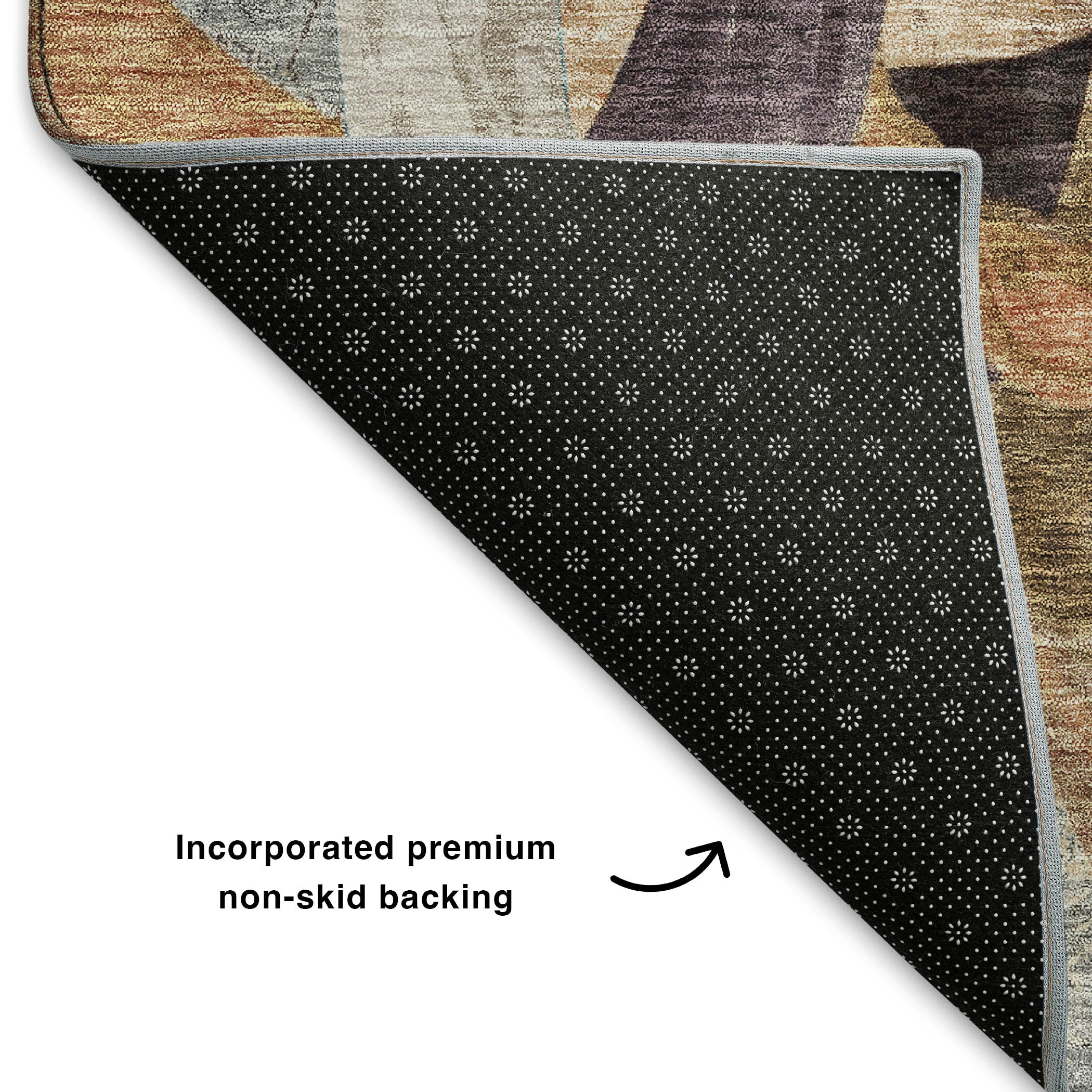 Athens Machine Washable Transitional Gray Rug 1'8" x 2'6" #shape_Rectangle