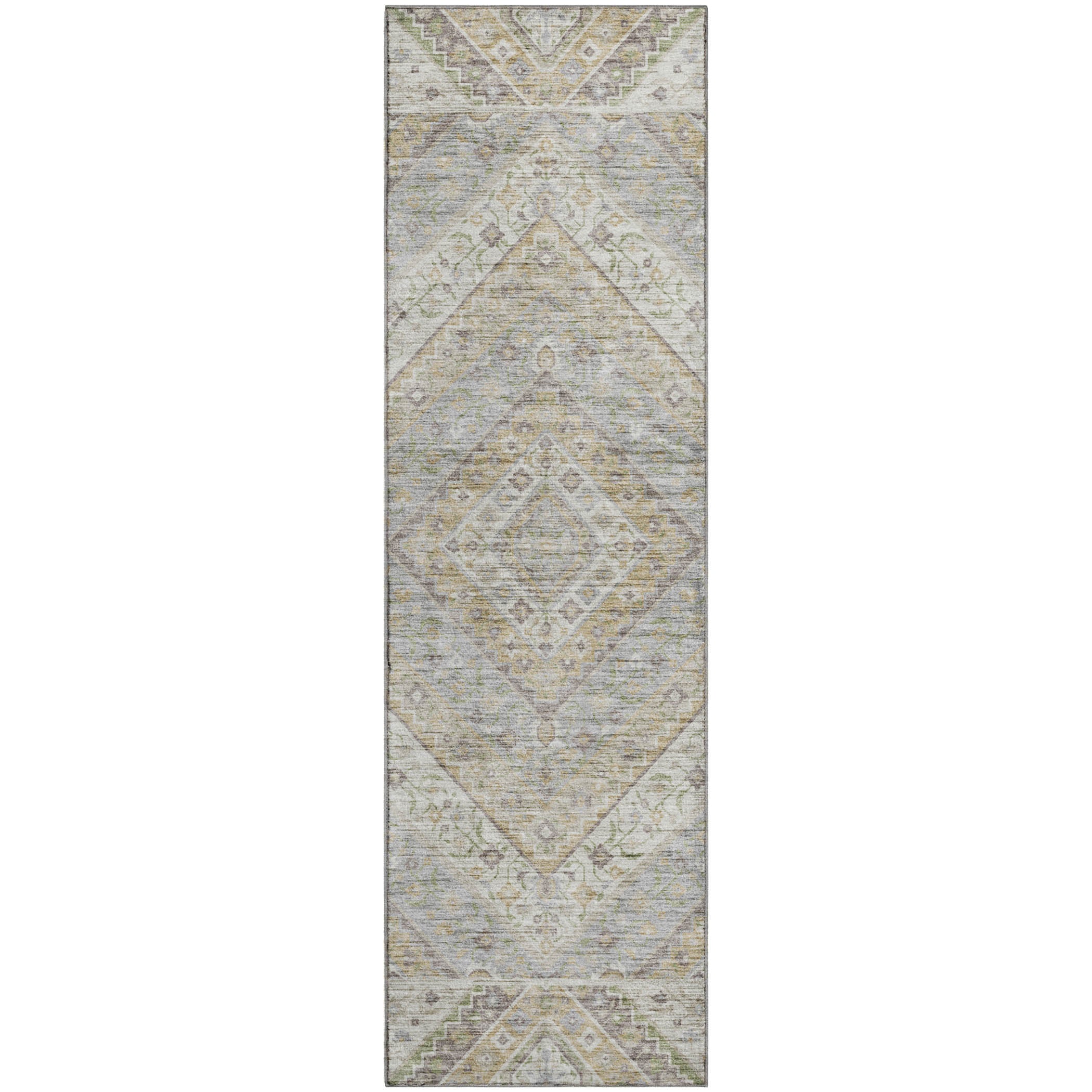 Cusco Machine Washable Transitional Ivory Rug 2'3" x 7'6" #shape_Runner