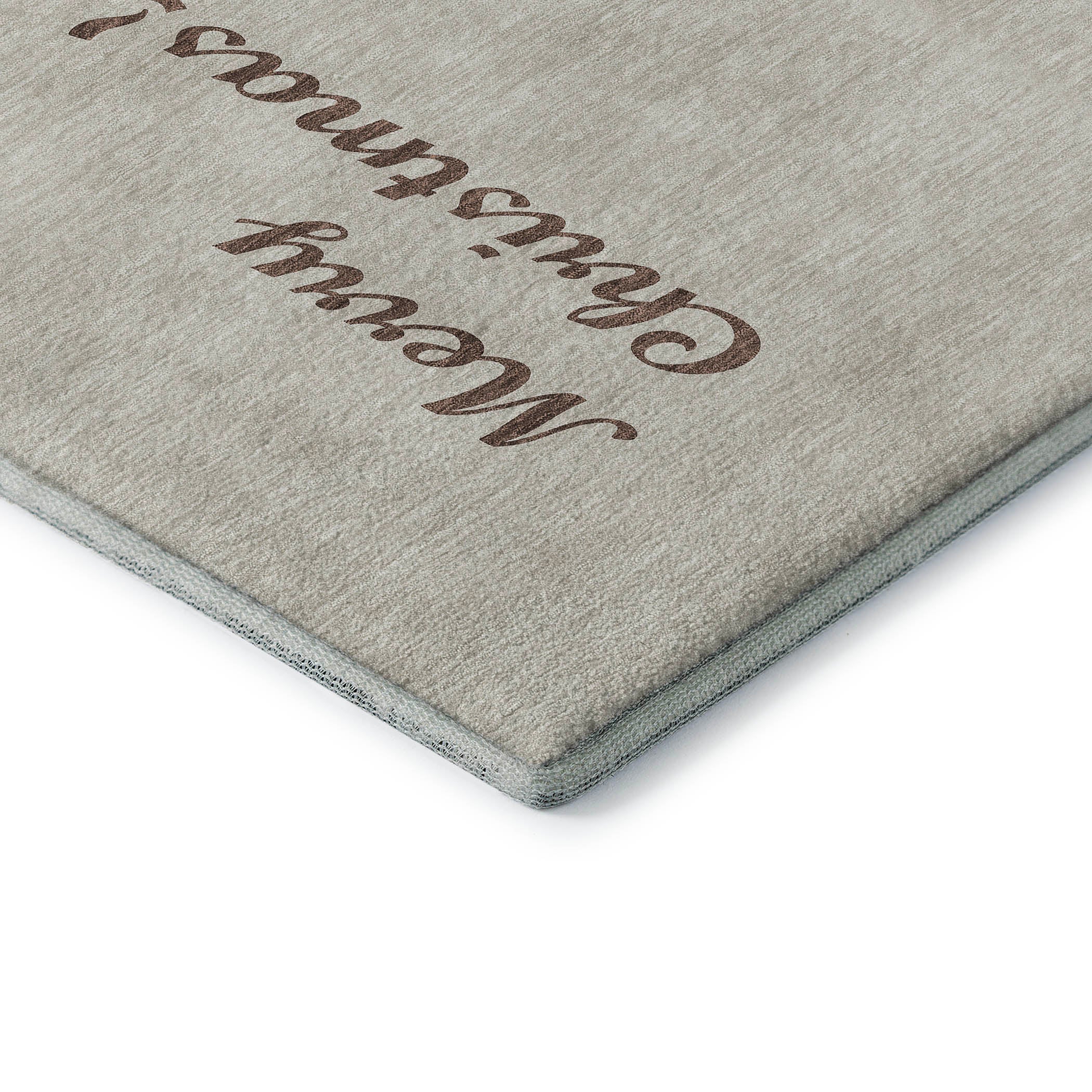 Mdina Machine Washable Holiday Taupe Beige Rug 1'8" x 2'6" #shape_Rectangle