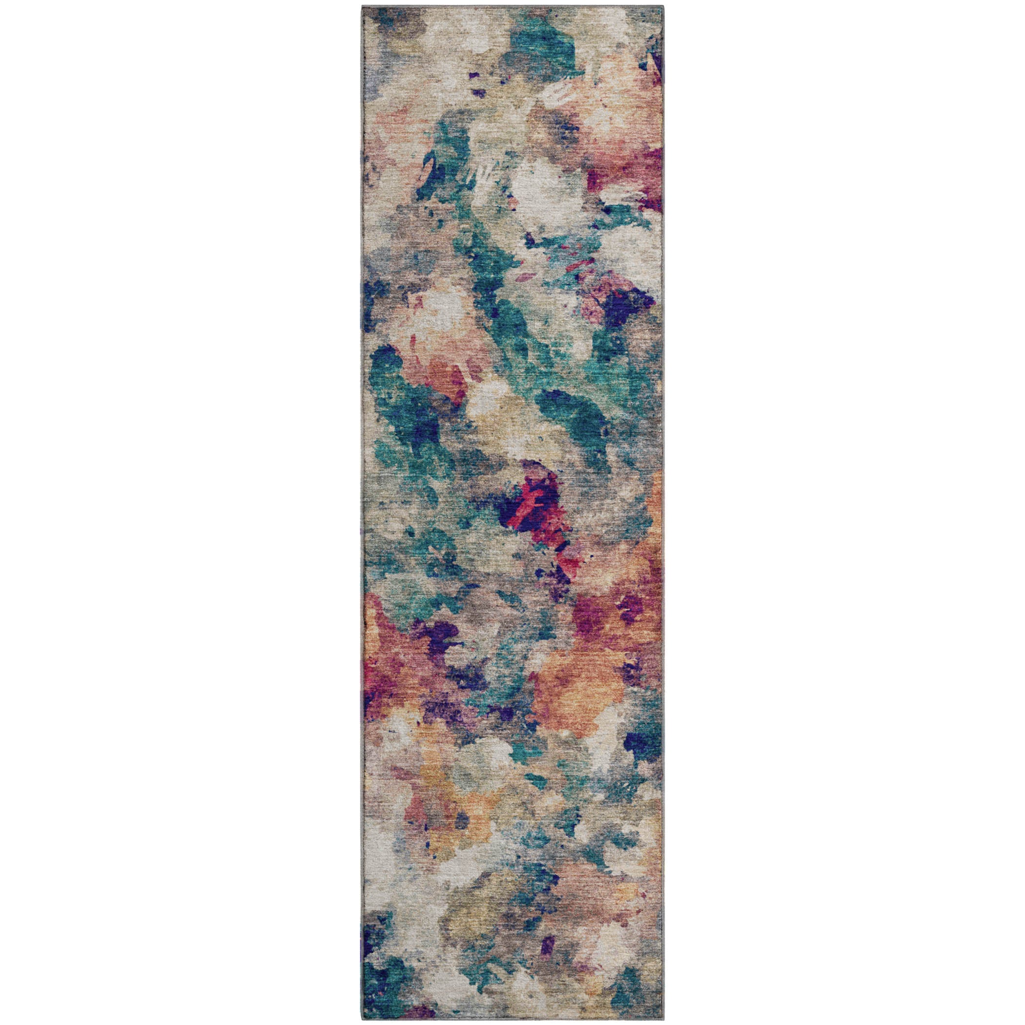 Mostar Machine Washable Transitional Putty Ivory Rug 2'3" x 7'6" #shape_Runner