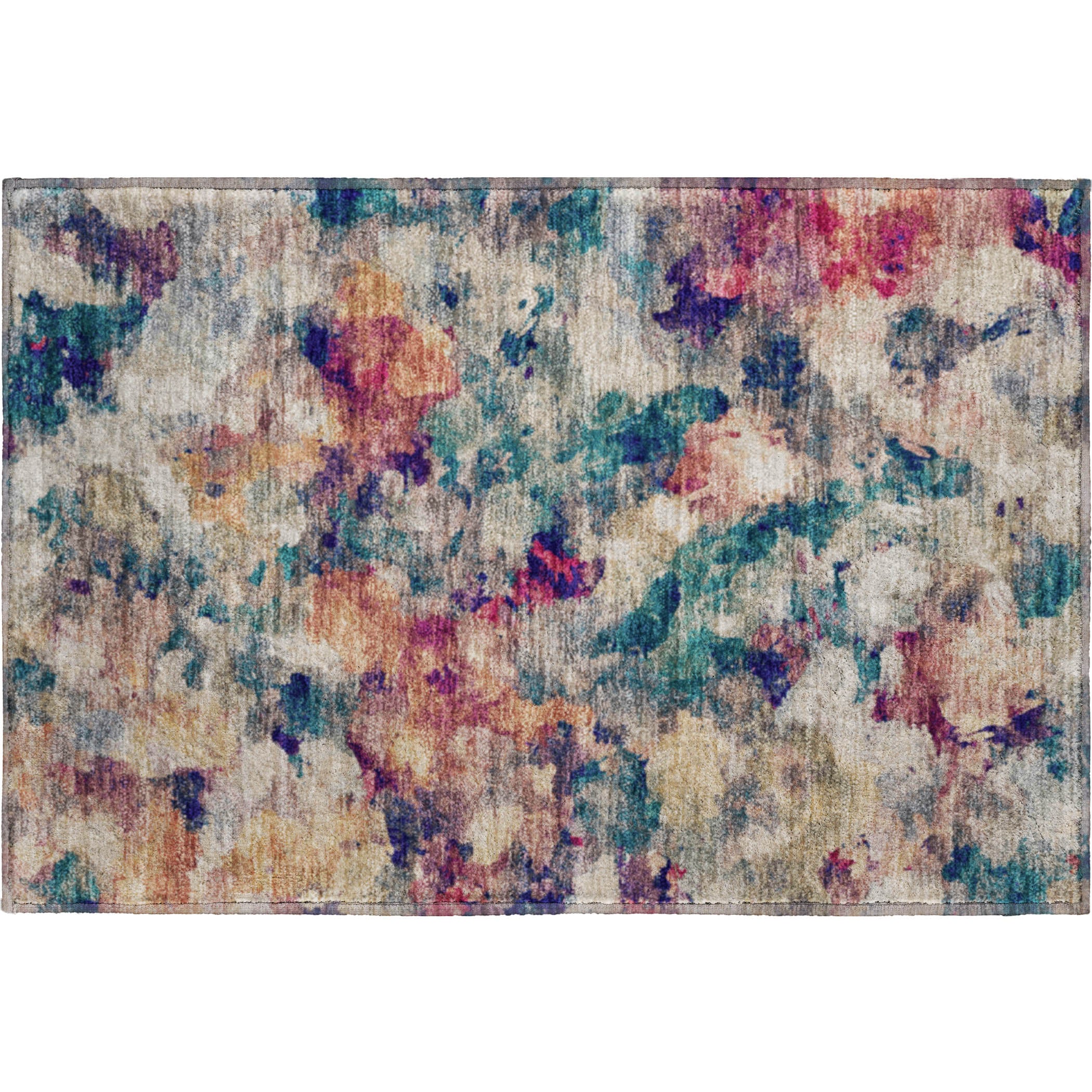 Mostar Machine Washable Transitional Putty Ivory Rug 1'8" x 2'6" #shape_Rectangle