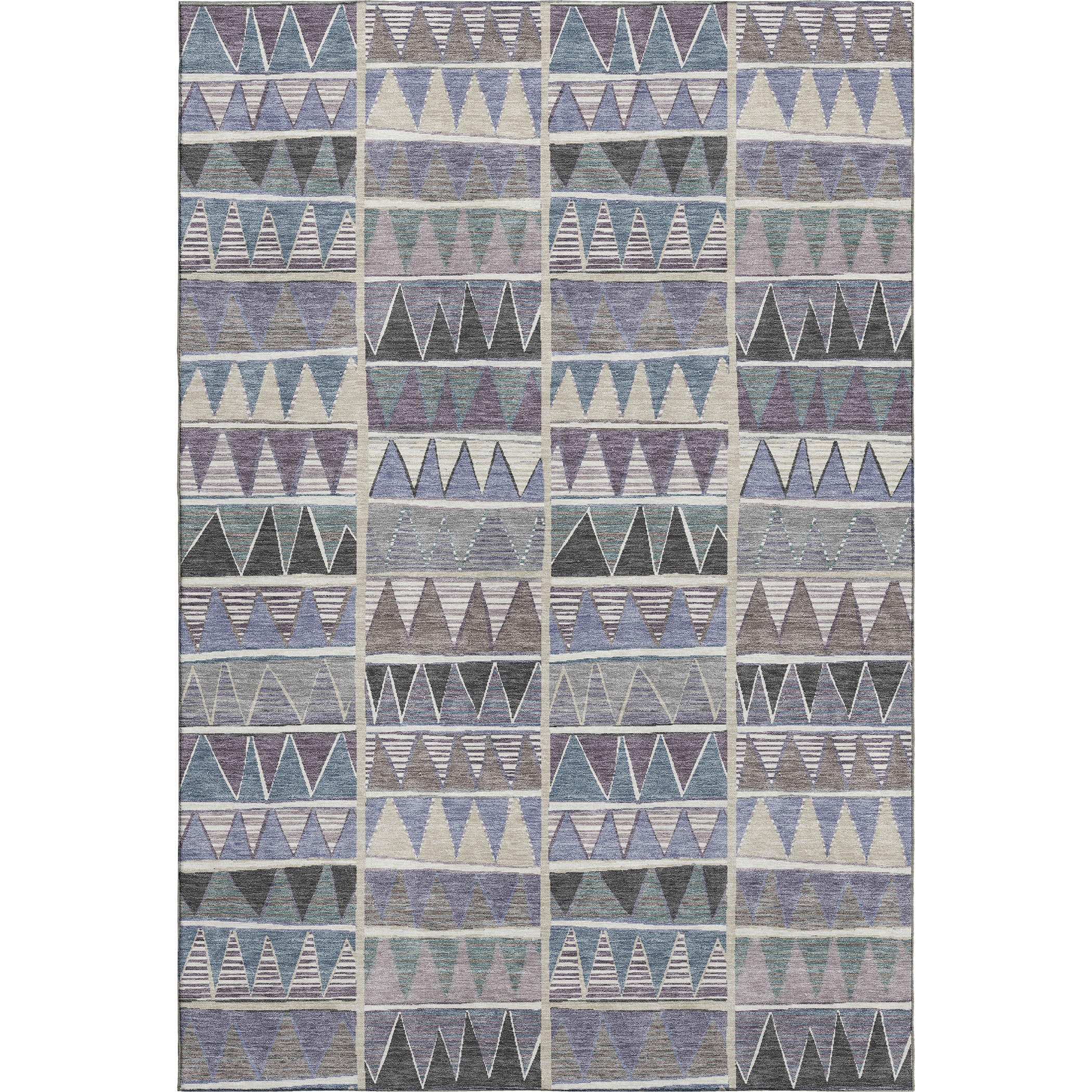 Bruges Machine Washable Transitional Lavender Purple Rug 2'6" x 3'10" #shape_Rectangle